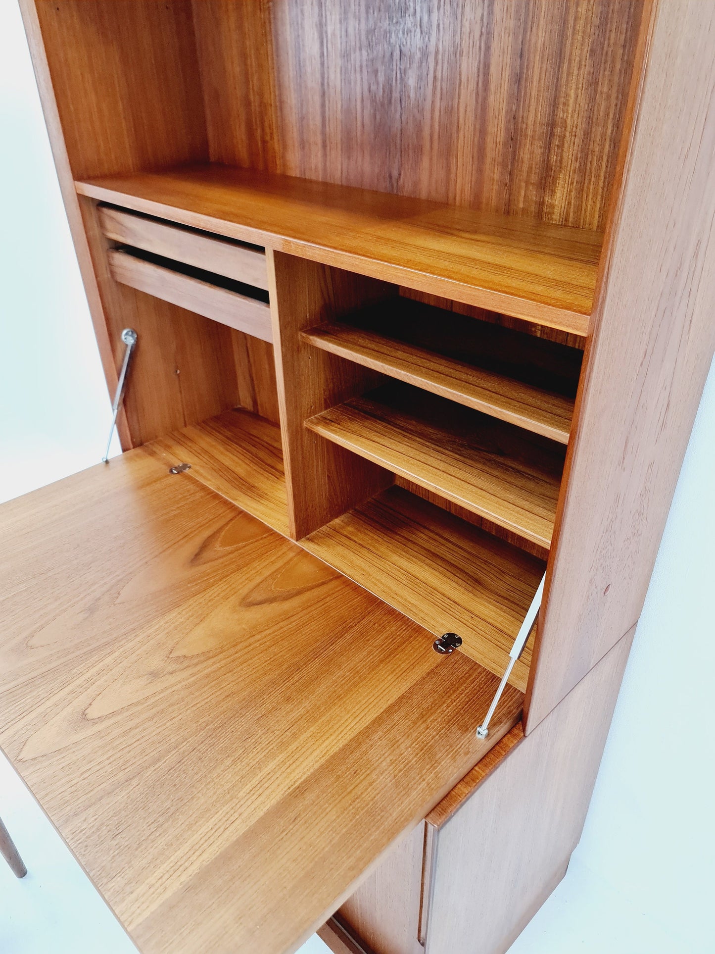 Danish vintage bookshelf system/Desk / book case teak by Svend AAge Rasmusen , 1960s