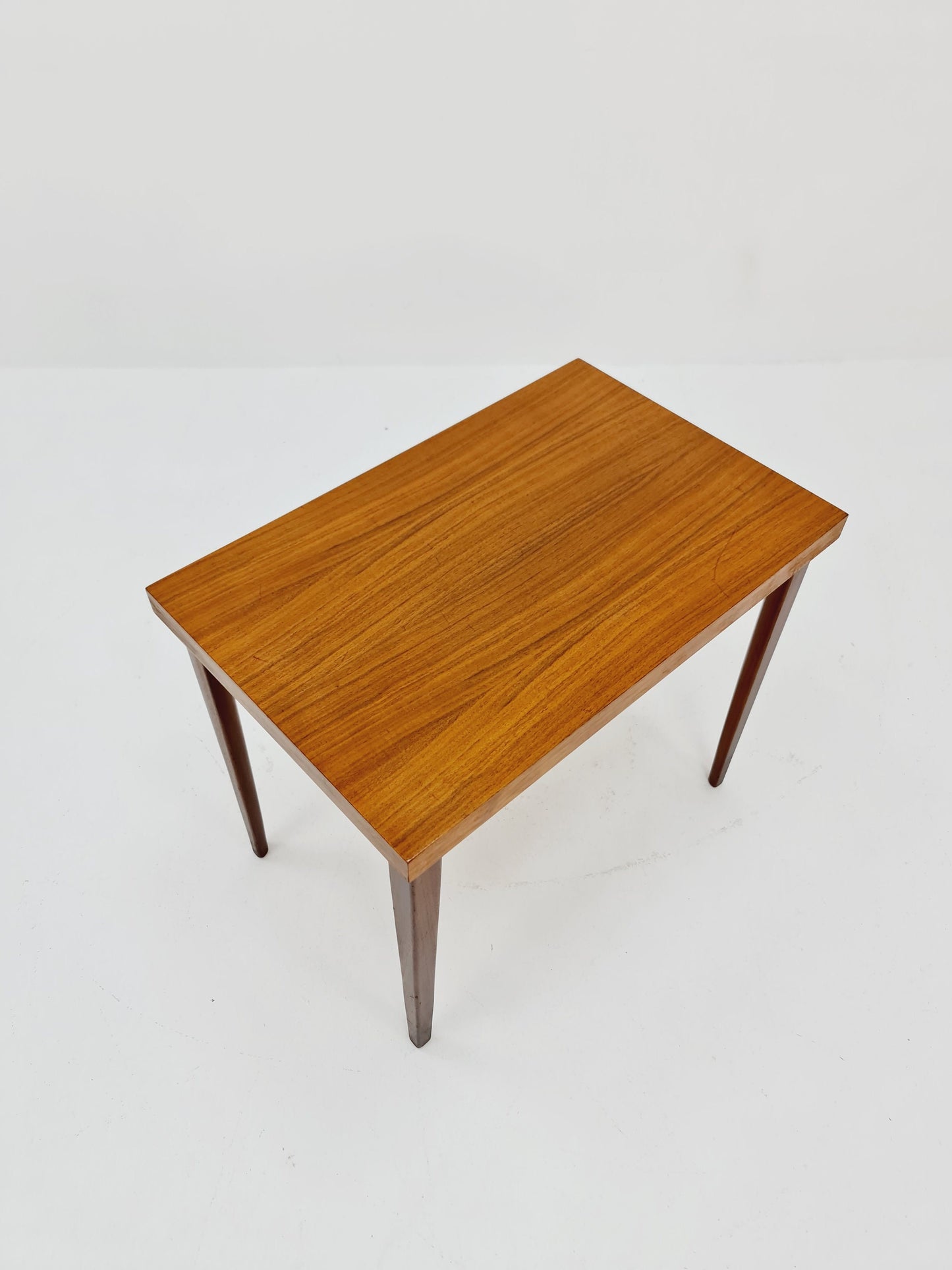 Midcentury German Walnut side table by Opal Möbelfabrik, 1960s