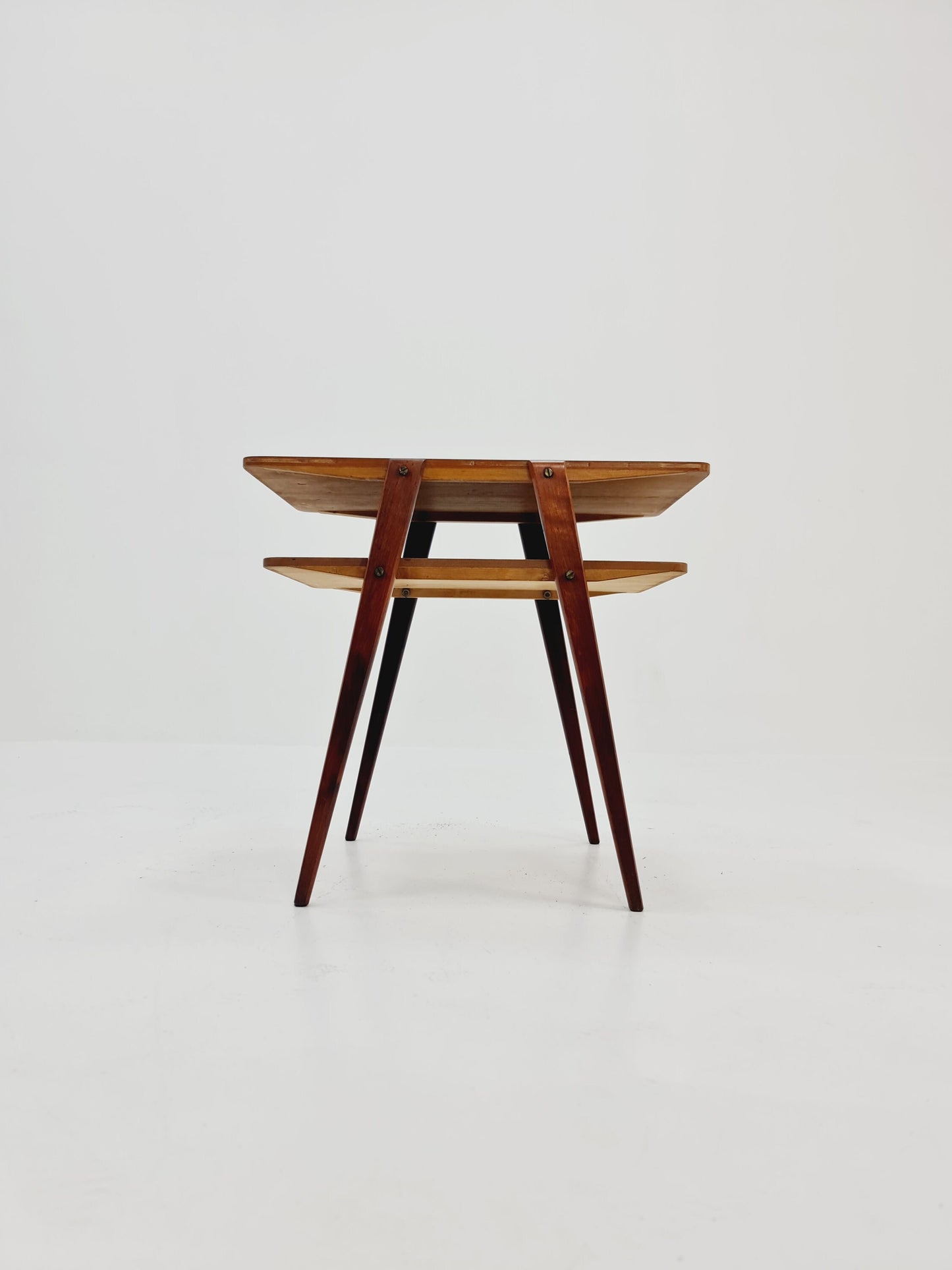 Swedish Mid century Mahogany nightstands, side tables by Albert’s Möbelfabrik, 1960s