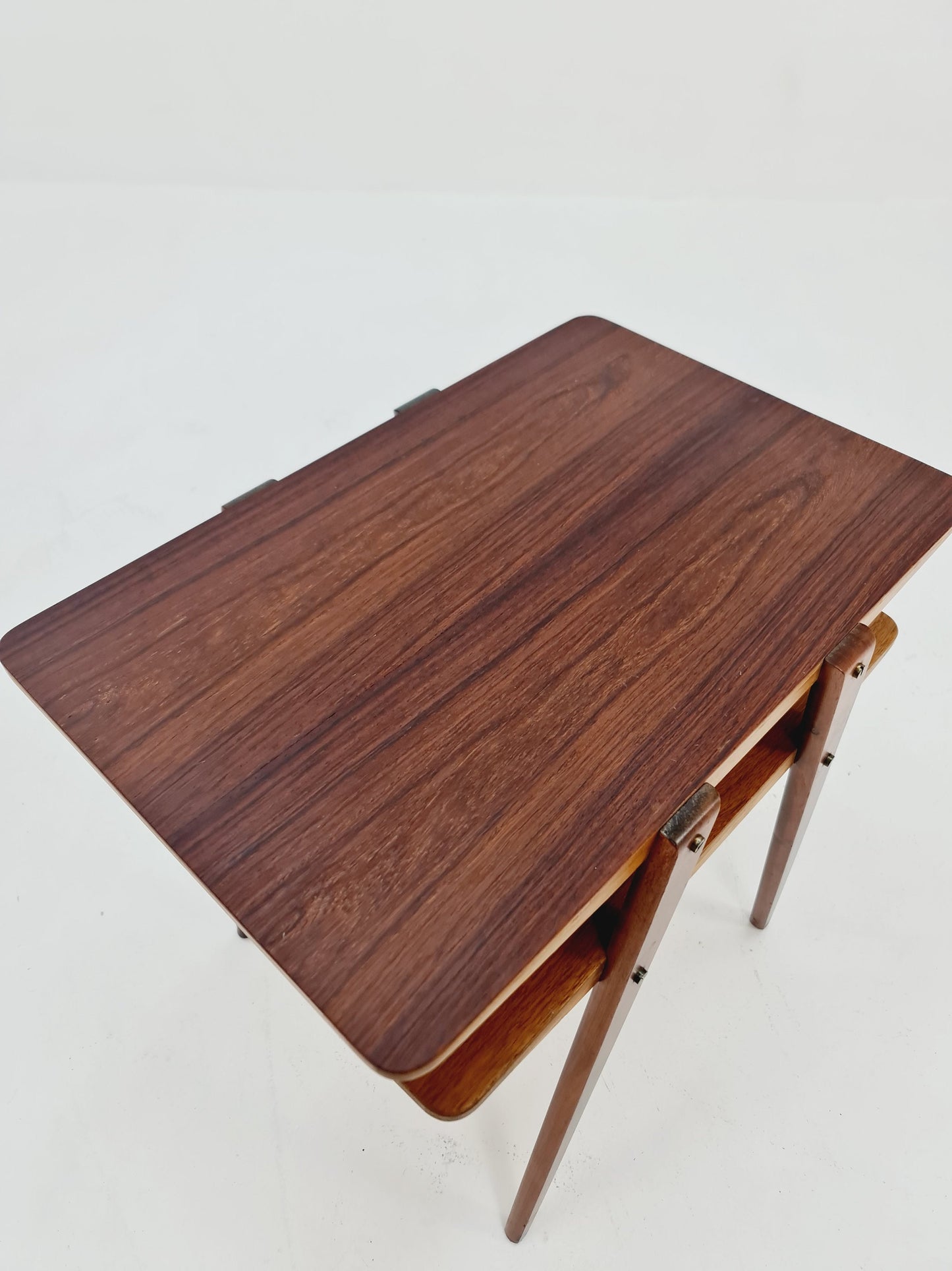 Swedish Mid century Mahogany nightstands, side tables by Albert’s Möbelfabrik, 1960s