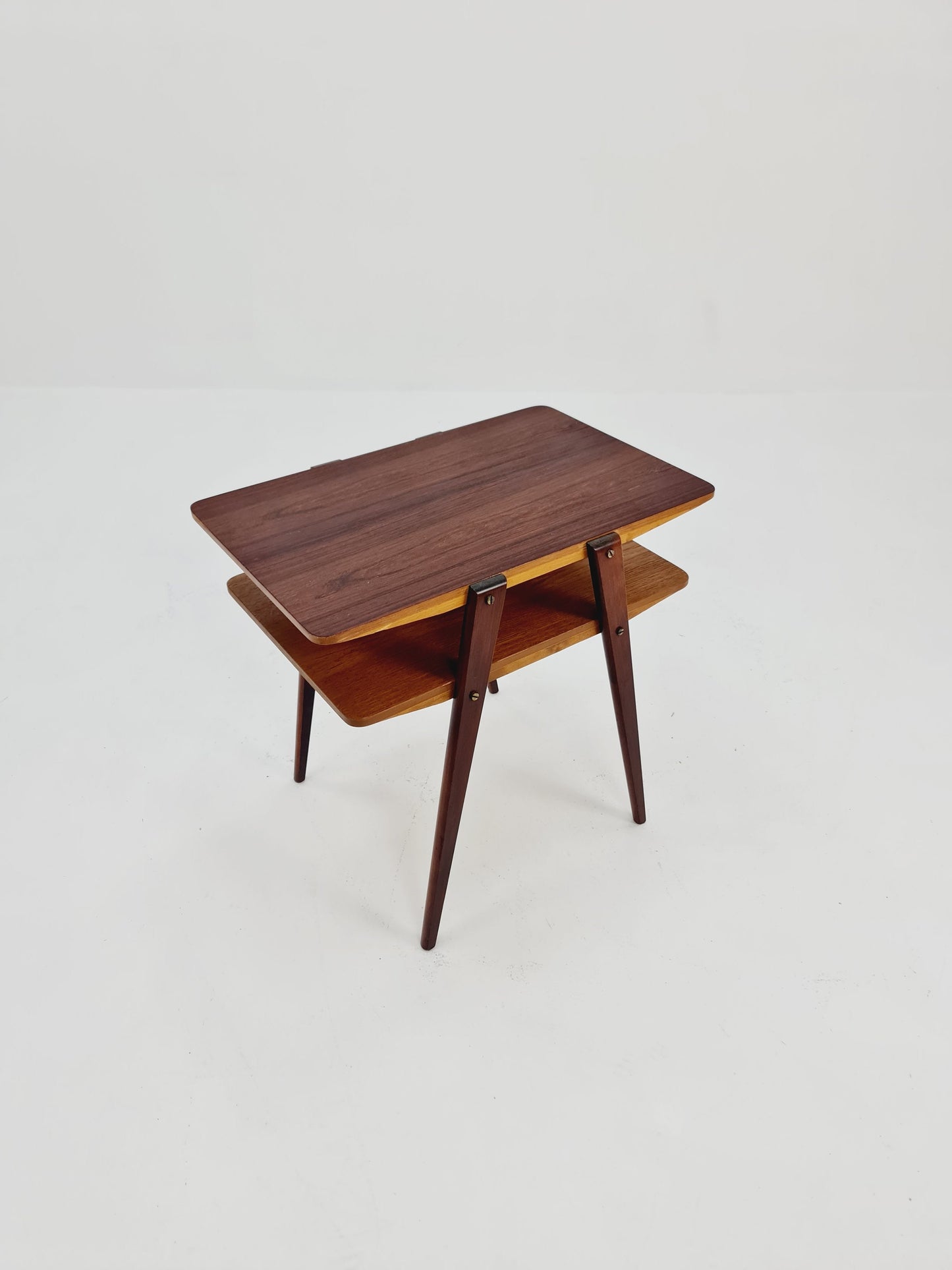 Swedish Mid century Mahogany nightstands, side tables by Albert’s Möbelfabrik, 1960s