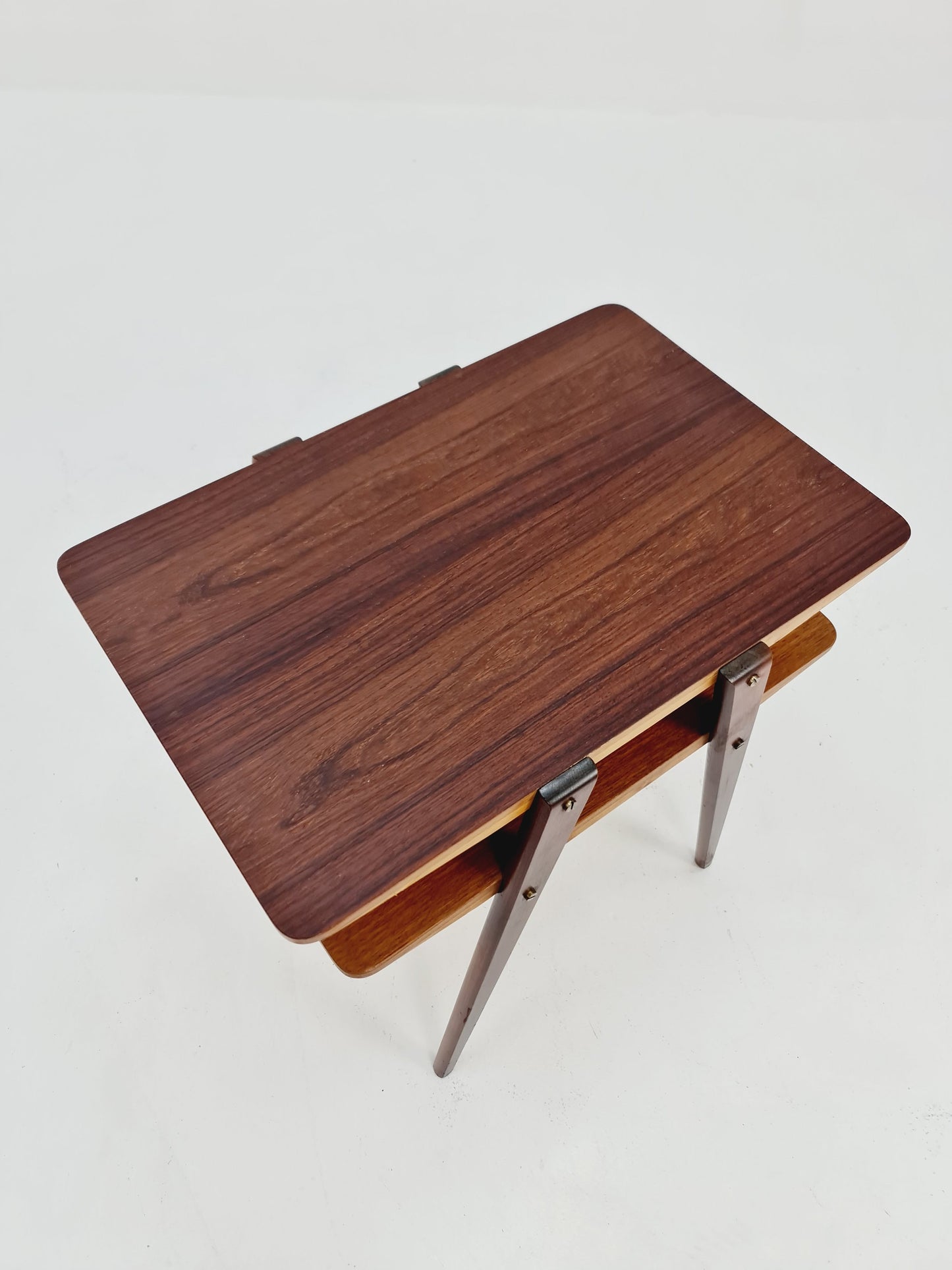 Swedish Mid century Mahogany nightstands, side tables by Albert’s Möbelfabrik, 1960s