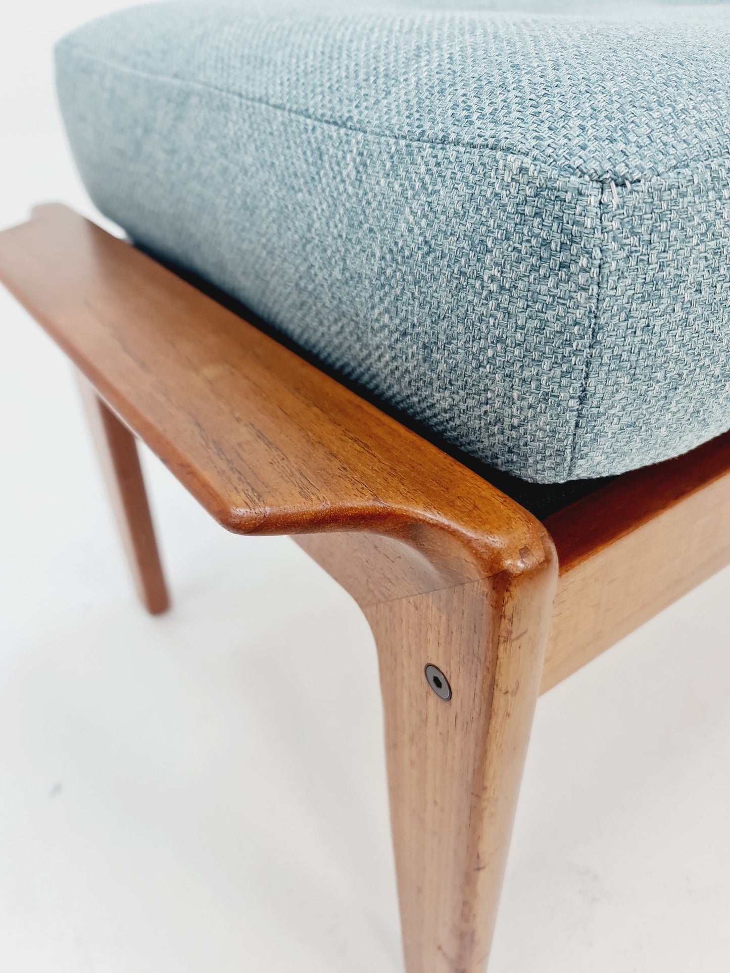 Mid century modern danish ottoman/stool, By Arne Wahl Iversen for komfort 1960s