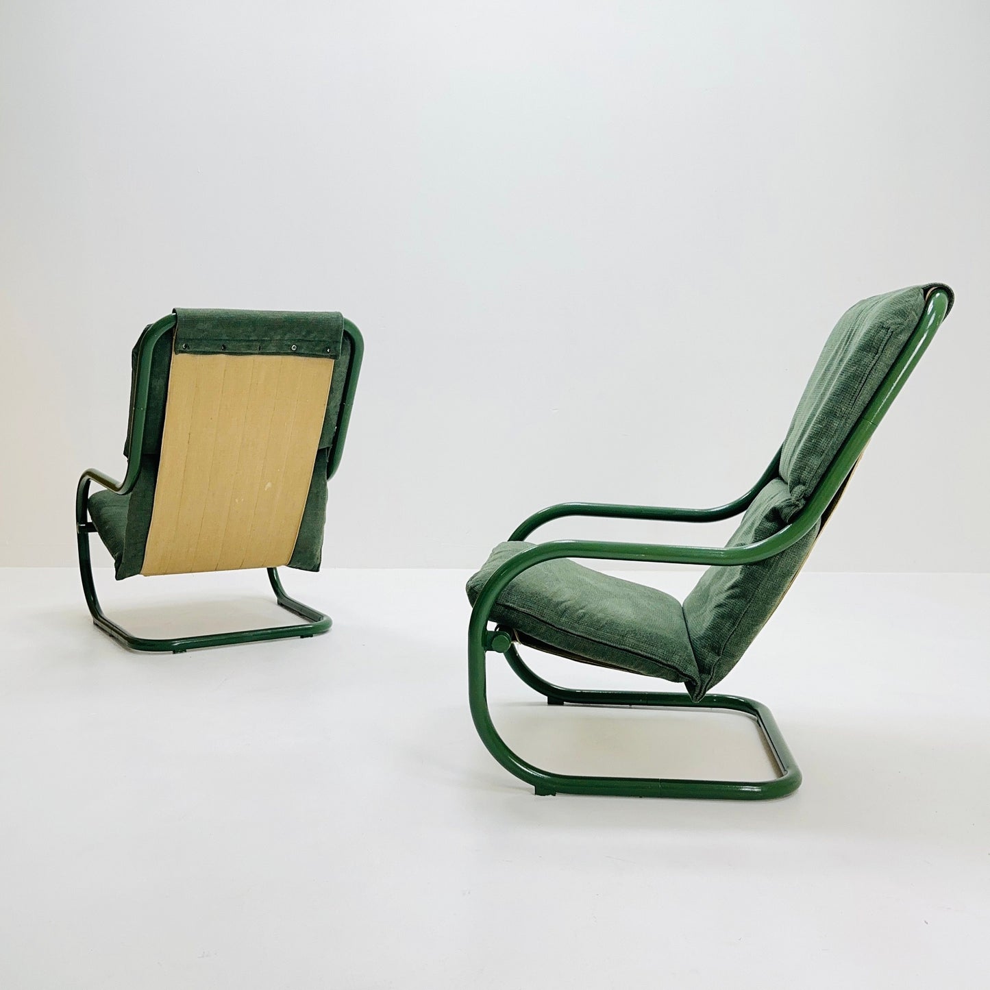 1 of 2 Mid century easy chair by Bo Lindekrantz, , "S70-6", for Lammults Möbel AB, Sweden 1970s.