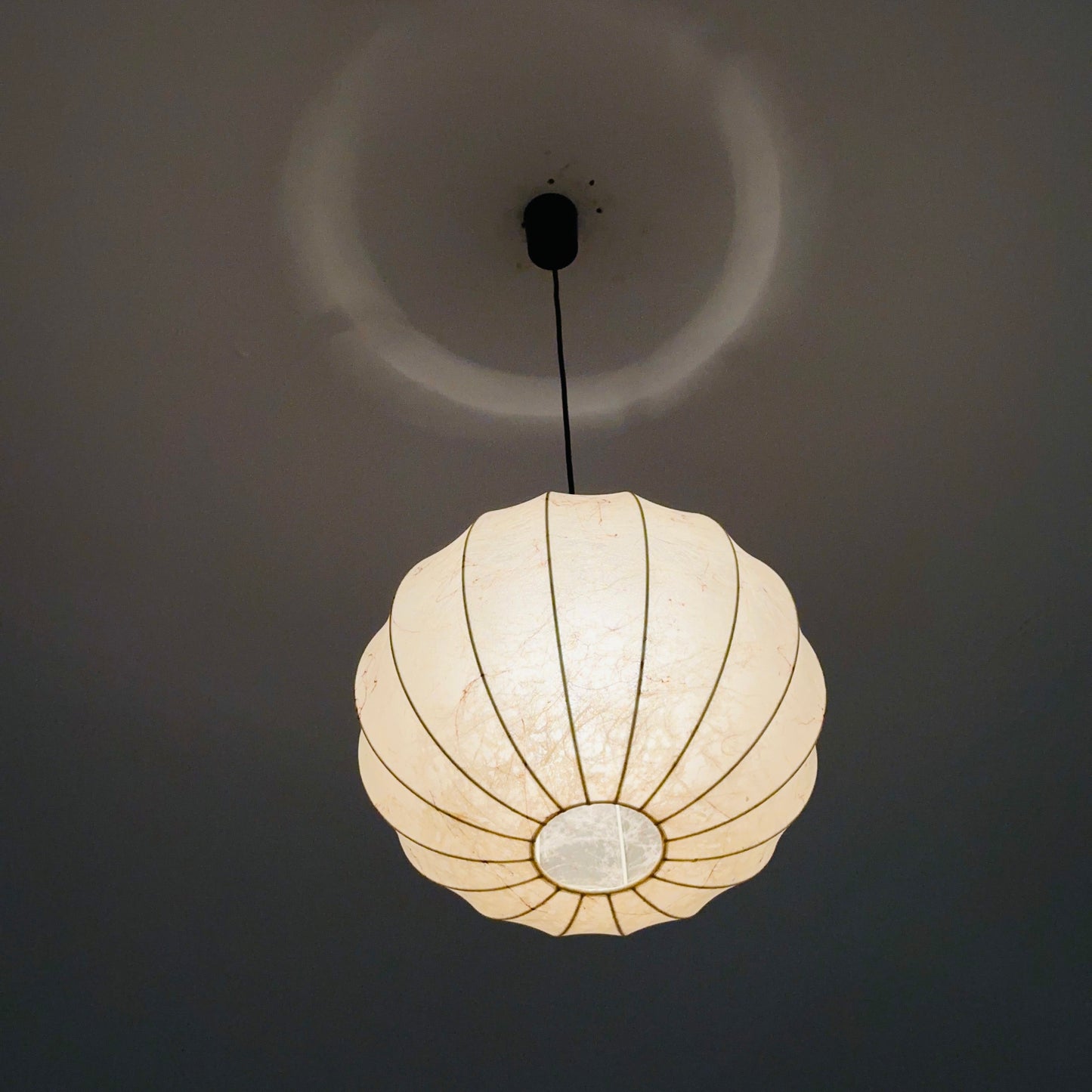 Big Space age pendant lamp by Designer Achille & Pier Giacomo Castiglioni : Bovezzo (Italy)