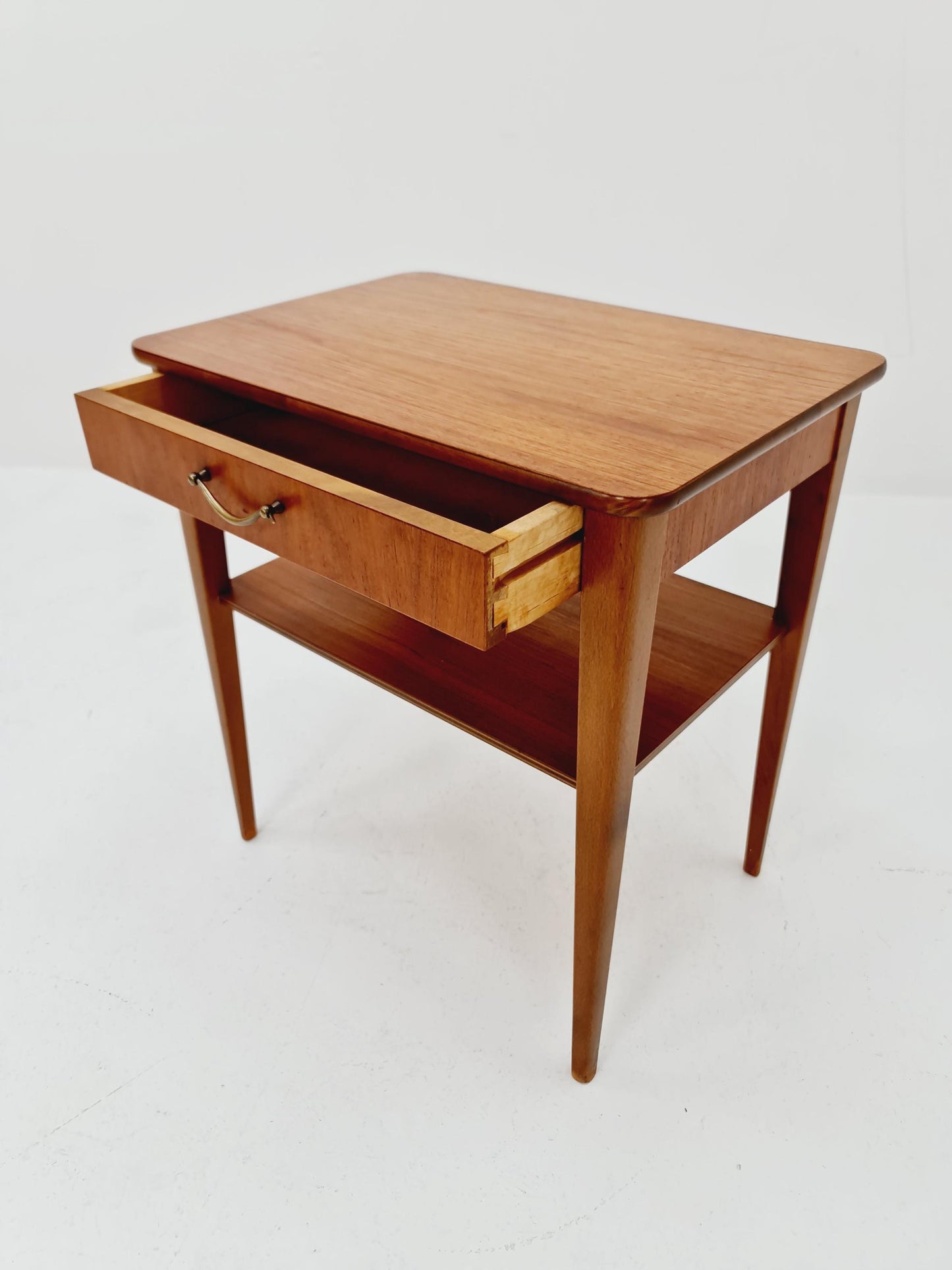 Danish Midcentury teak side tables/ Bedside tables, 1960s