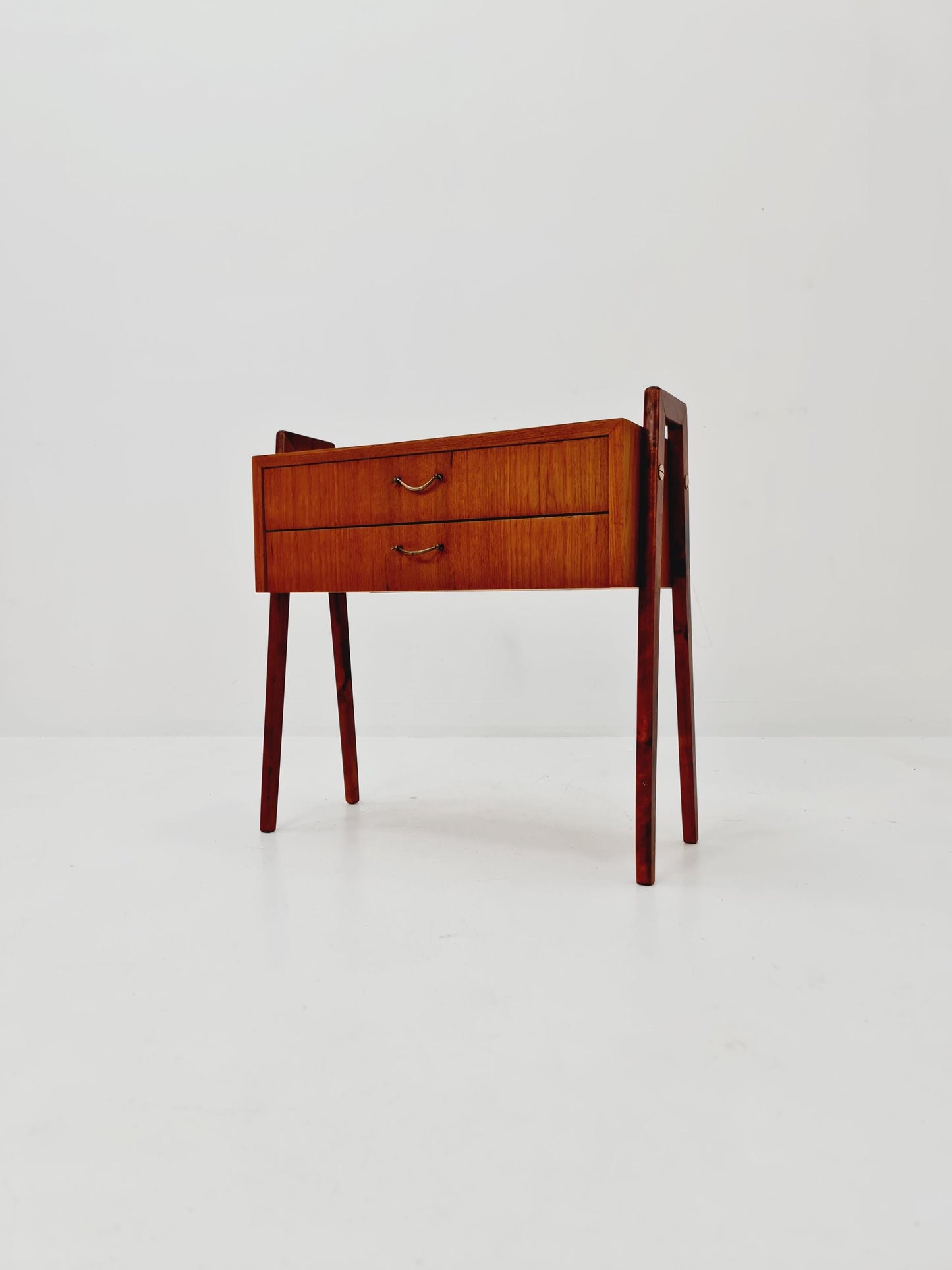 Midcentury Scandinavian Teak vintage Side table/ hallway/ Night stand, 1960s