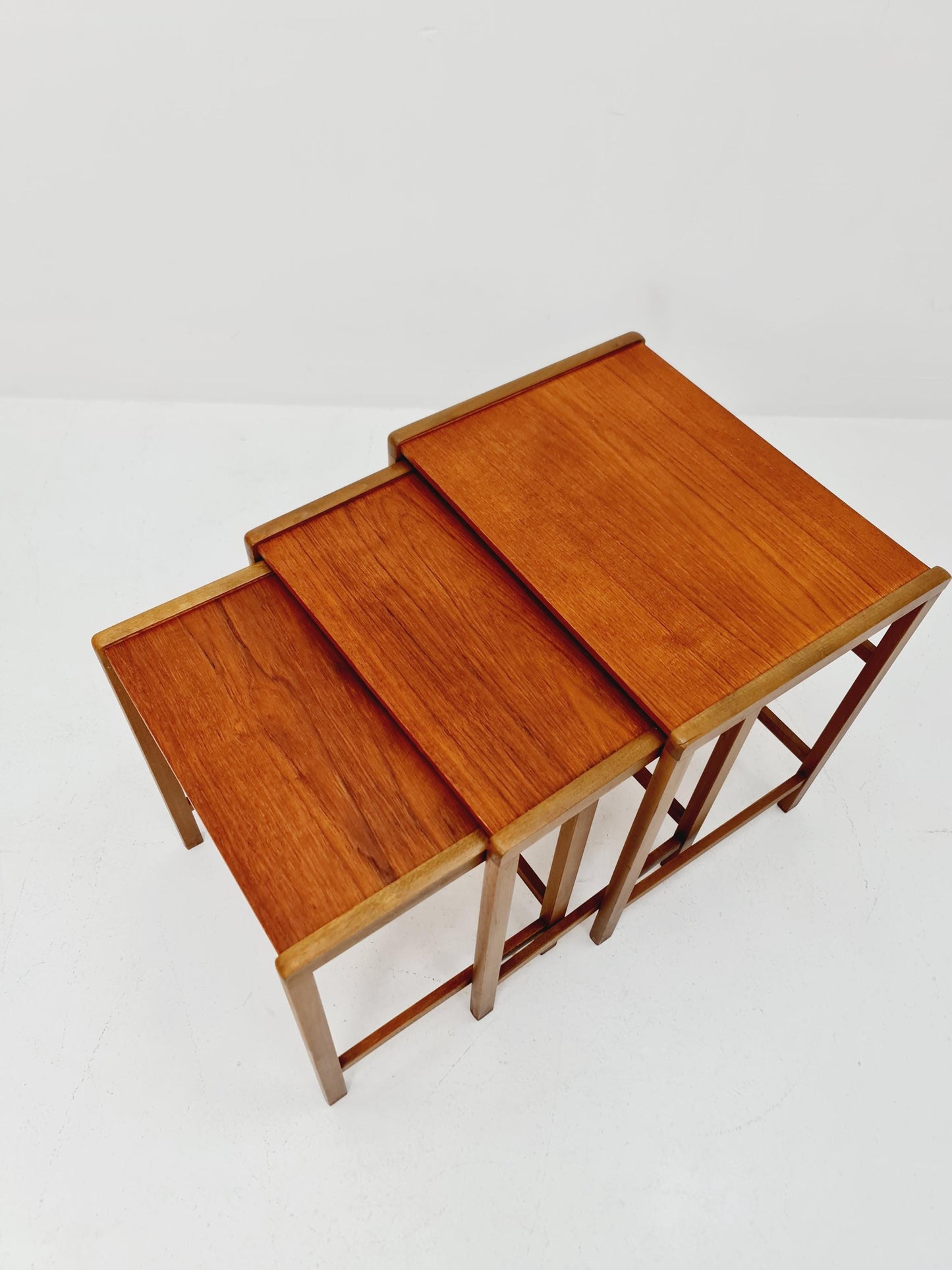 Midcentury Swedish teak nesting tables/ side tables , 1960s