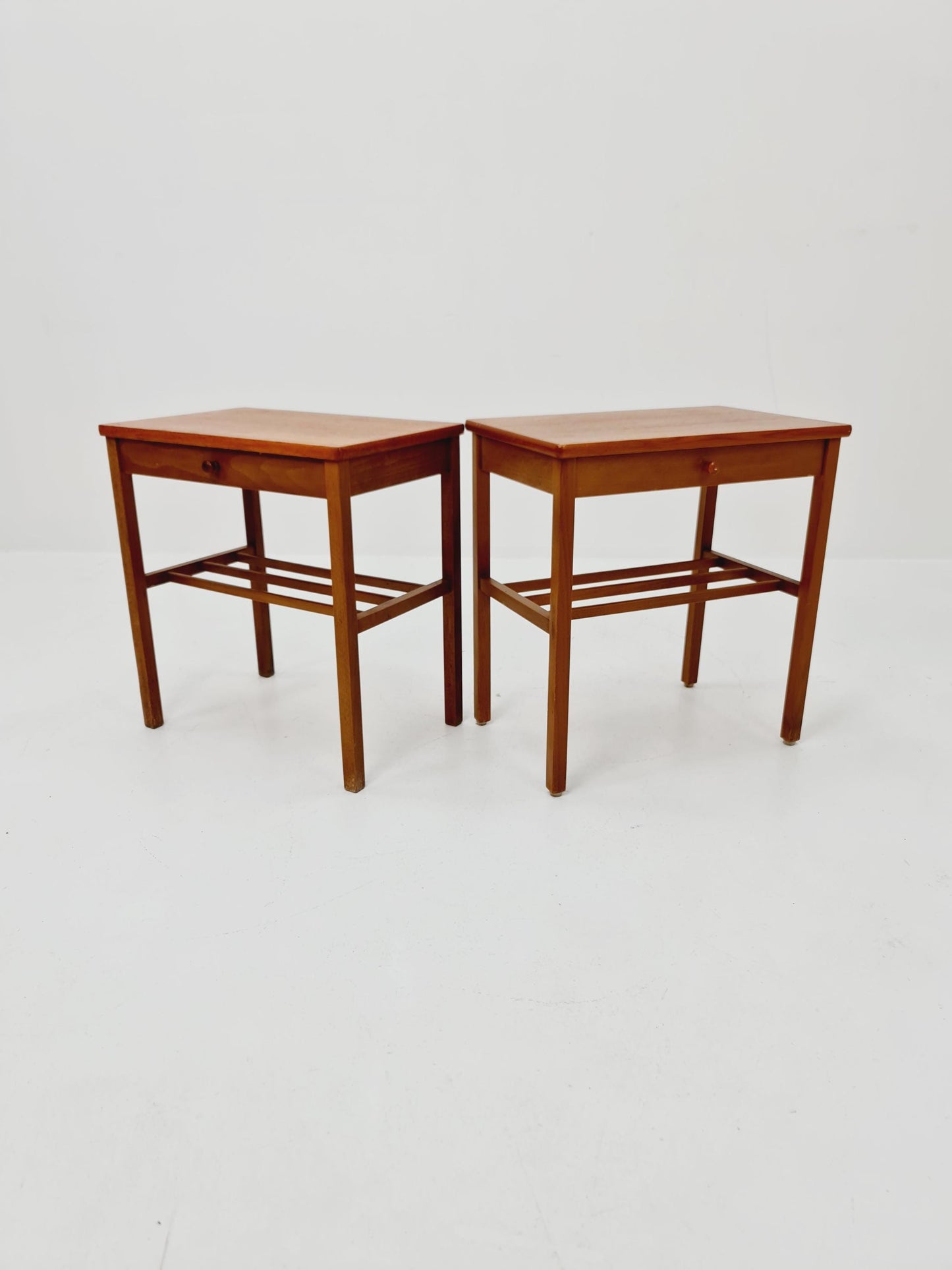 Mid century Danish teak side tables/ Bedside tables/ Nightstands, Denmark, 1960s, set of 2