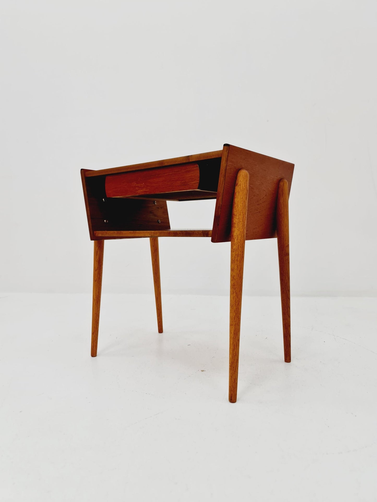 Midcentury Danish teak vintage Side table/ Bedside table/ Night stand, 1960s