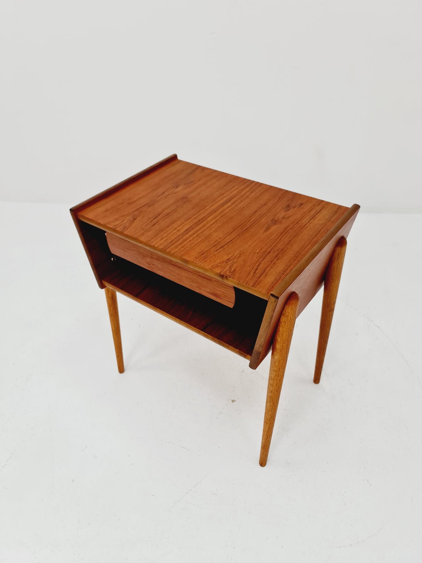Midcentury Danish teak vintage Side table/ Bedside table/ Night stand, 1960s