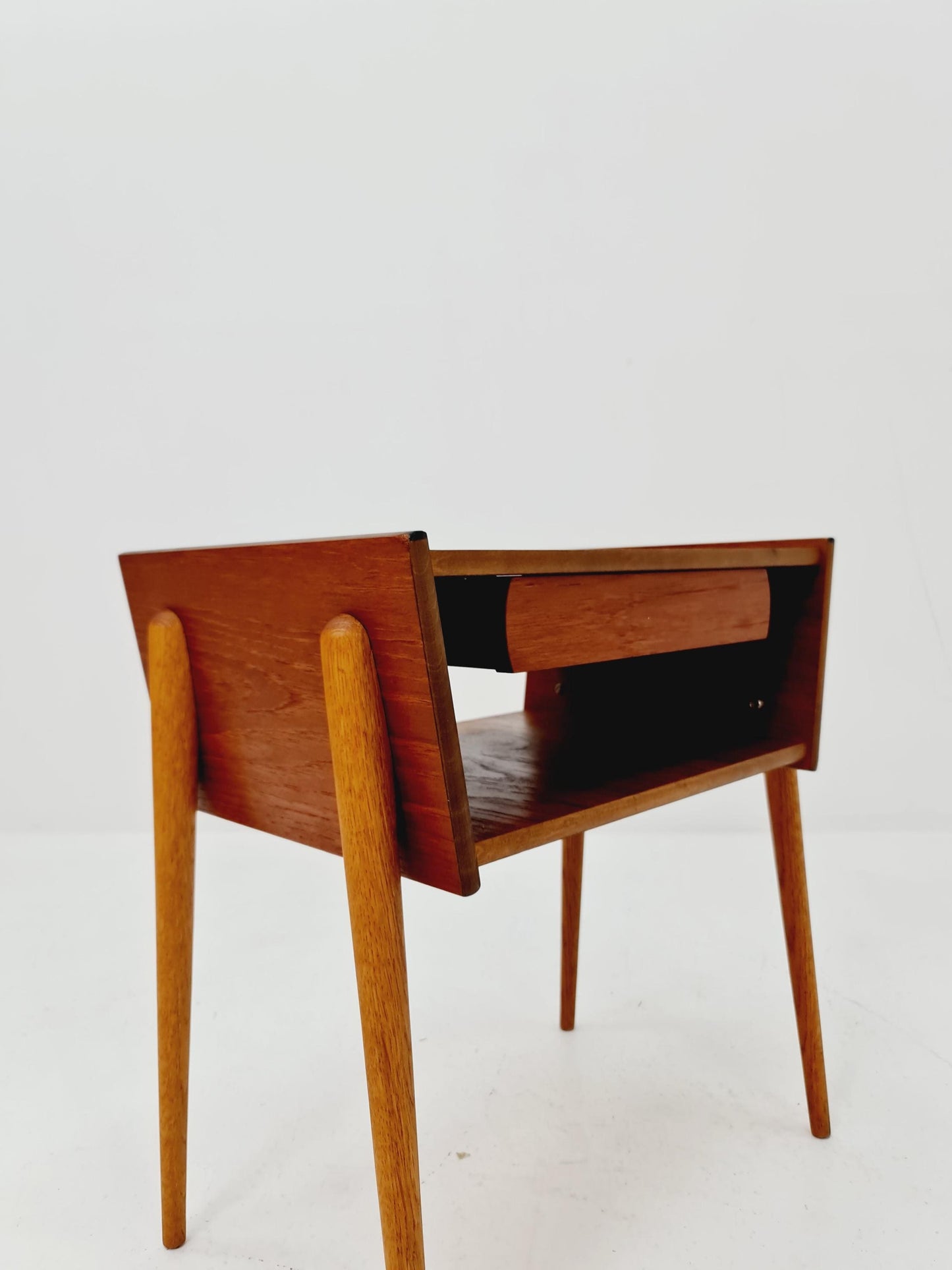 Midcentury Danish teak vintage Side table/ Bedside table/ Night stand, 1960s