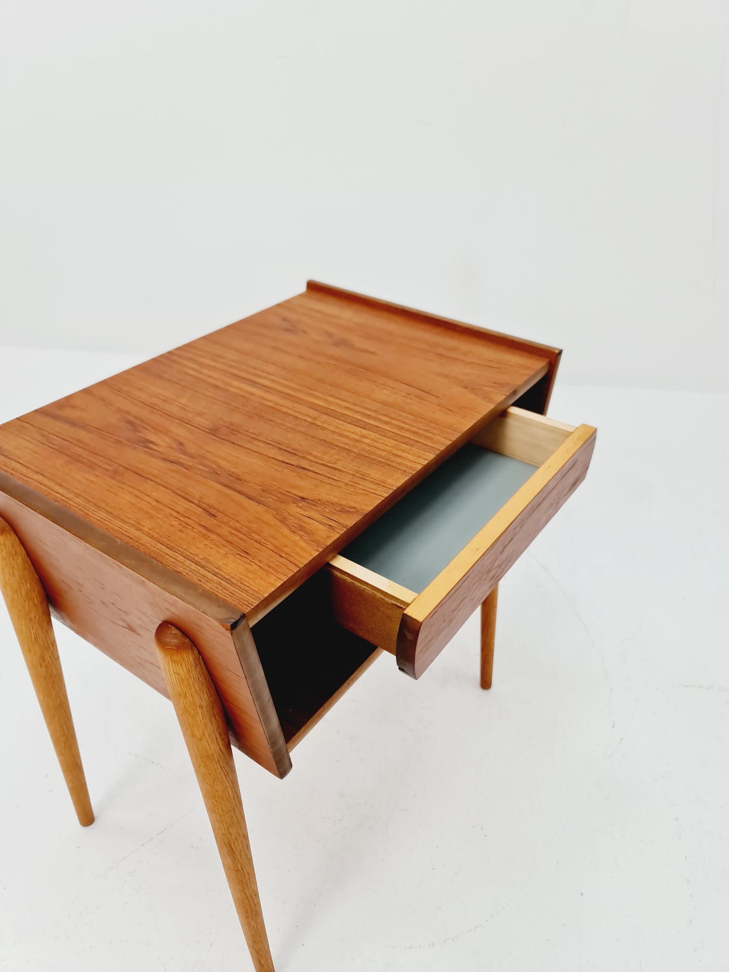 Midcentury Danish teak vintage Side table/ Bedside table/ Night stand, 1960s