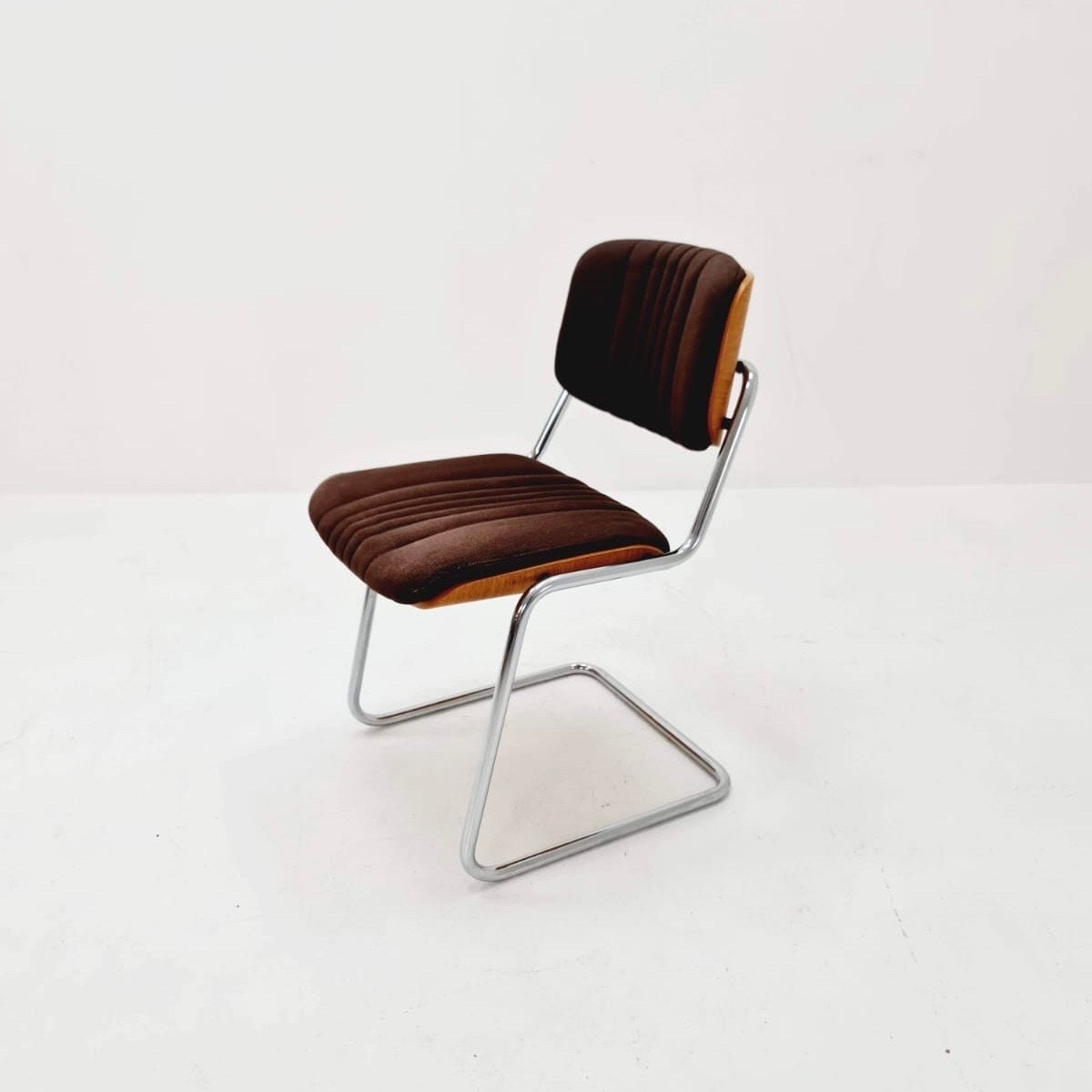 Mid century wooden chair by Karl Dittert for Martin Giroflex stoll , 1970s Switzerland