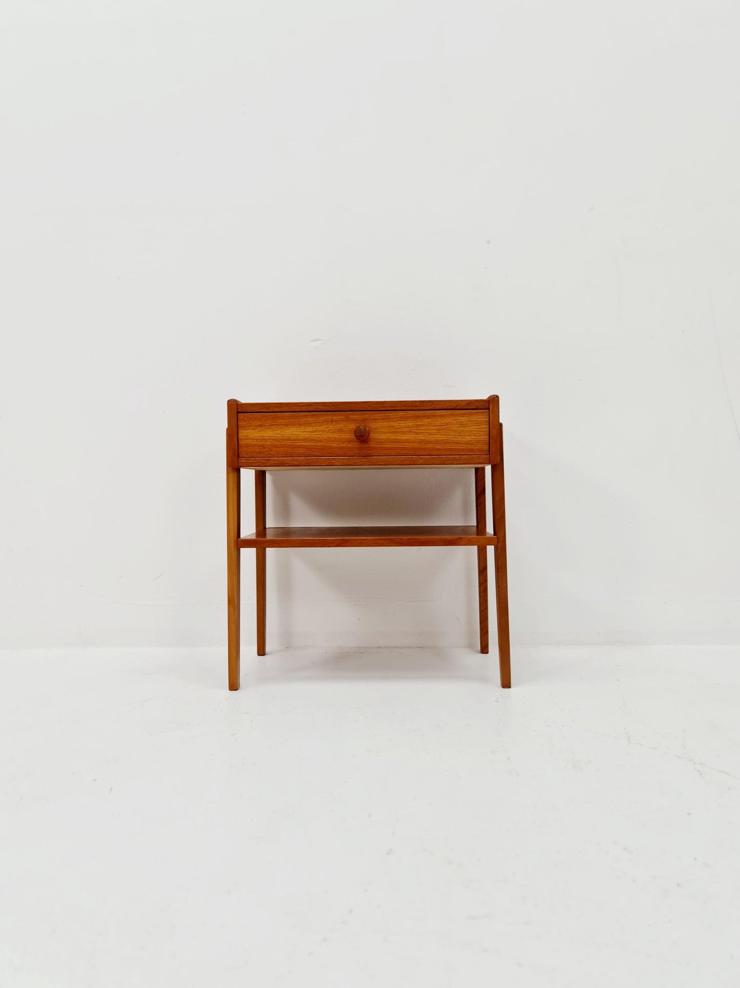 Danish Midcentury teak side tables/ Bedside tables, 1960s