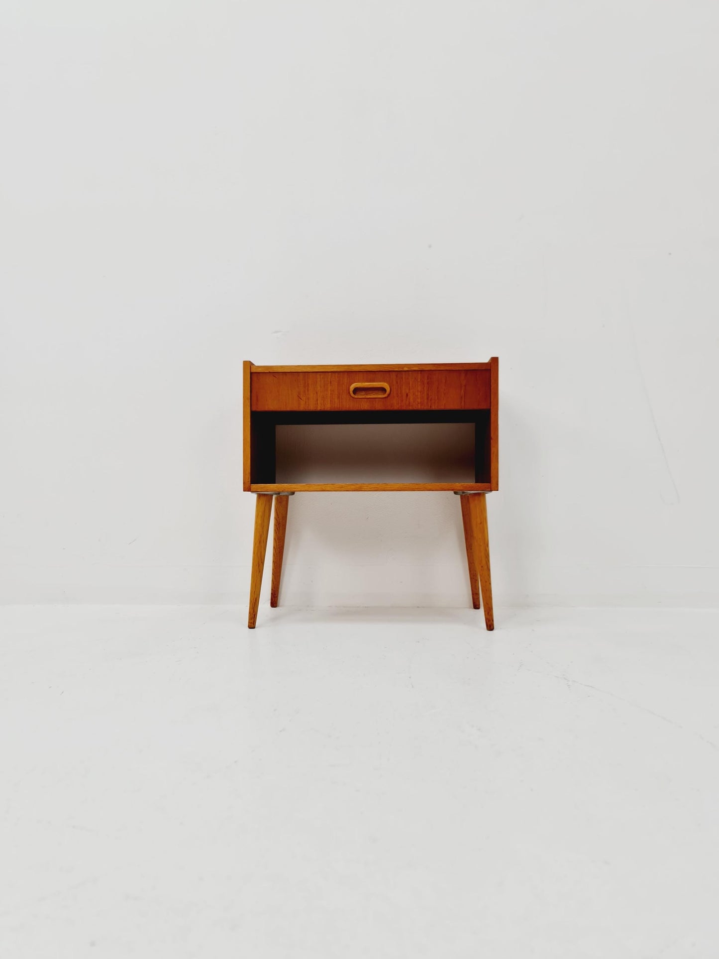 Danish Midcentury teak side tables/ Bedside tables, 1960s