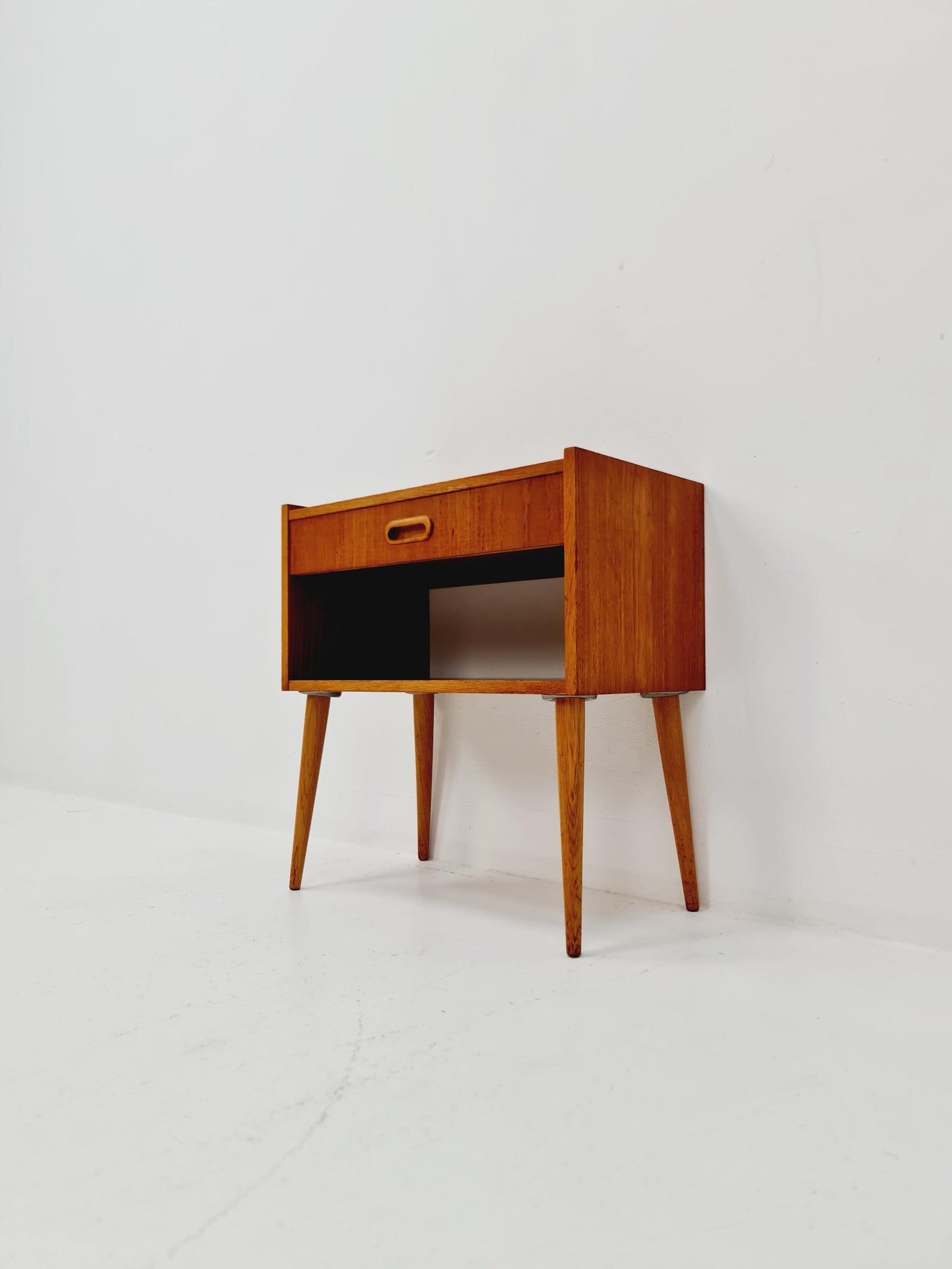 Danish Midcentury teak side tables/ Bedside tables, 1960s