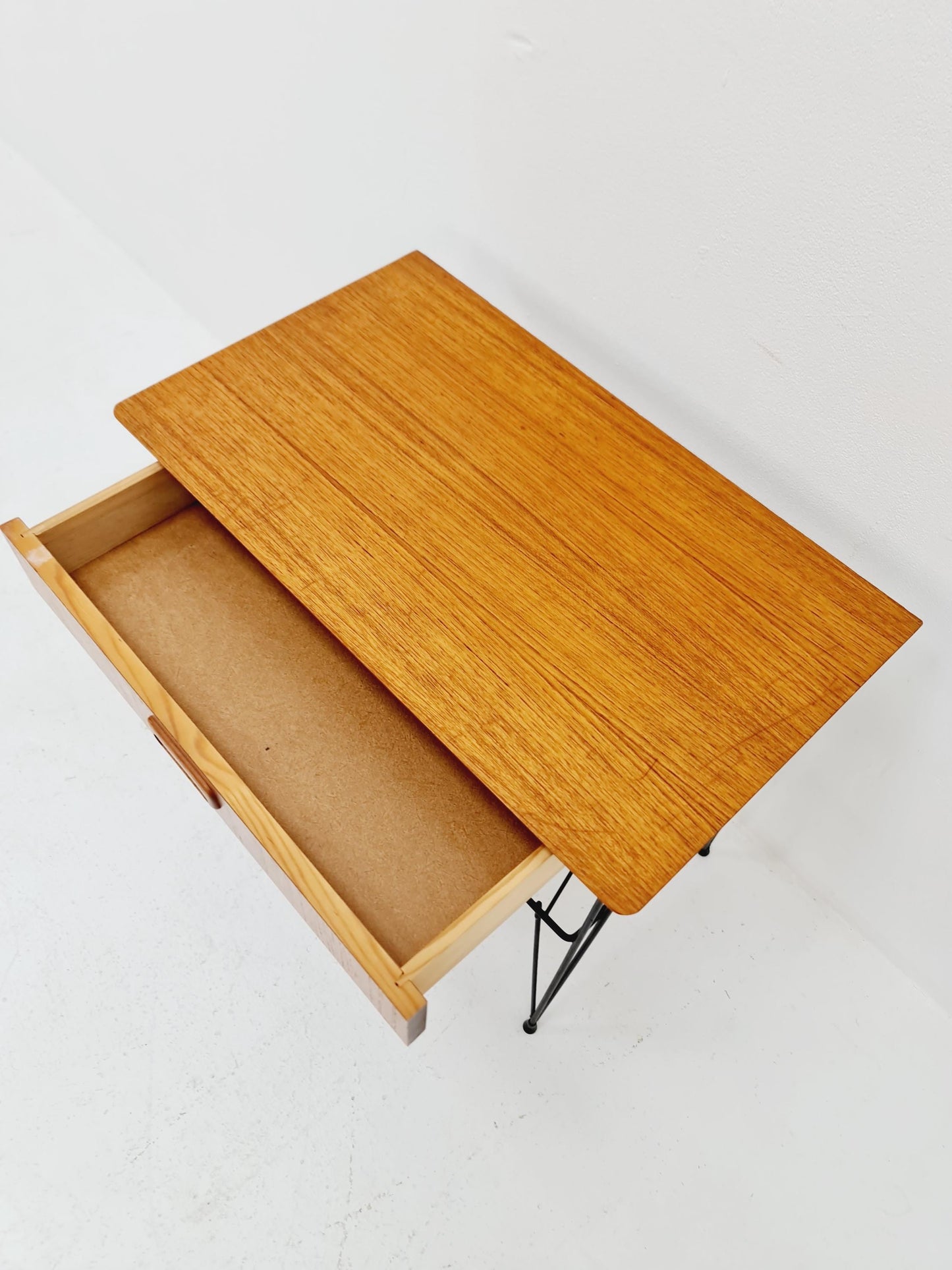 Midcentury swedish teak Vintage Side table/ Bedside table, 1960s