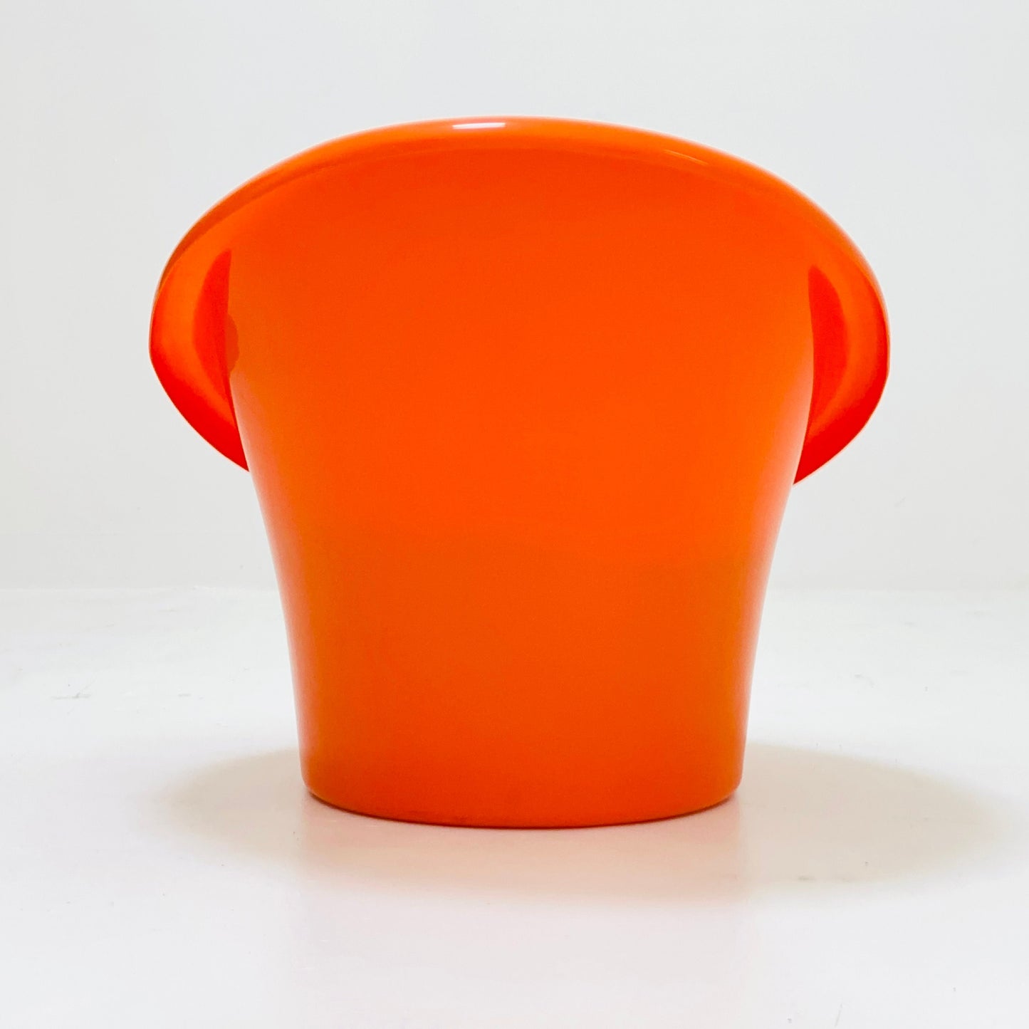 Skopa Lounge orange Chair by Ole Gjerløv Knudsen & Torben Lind for Ikea, 1970s
