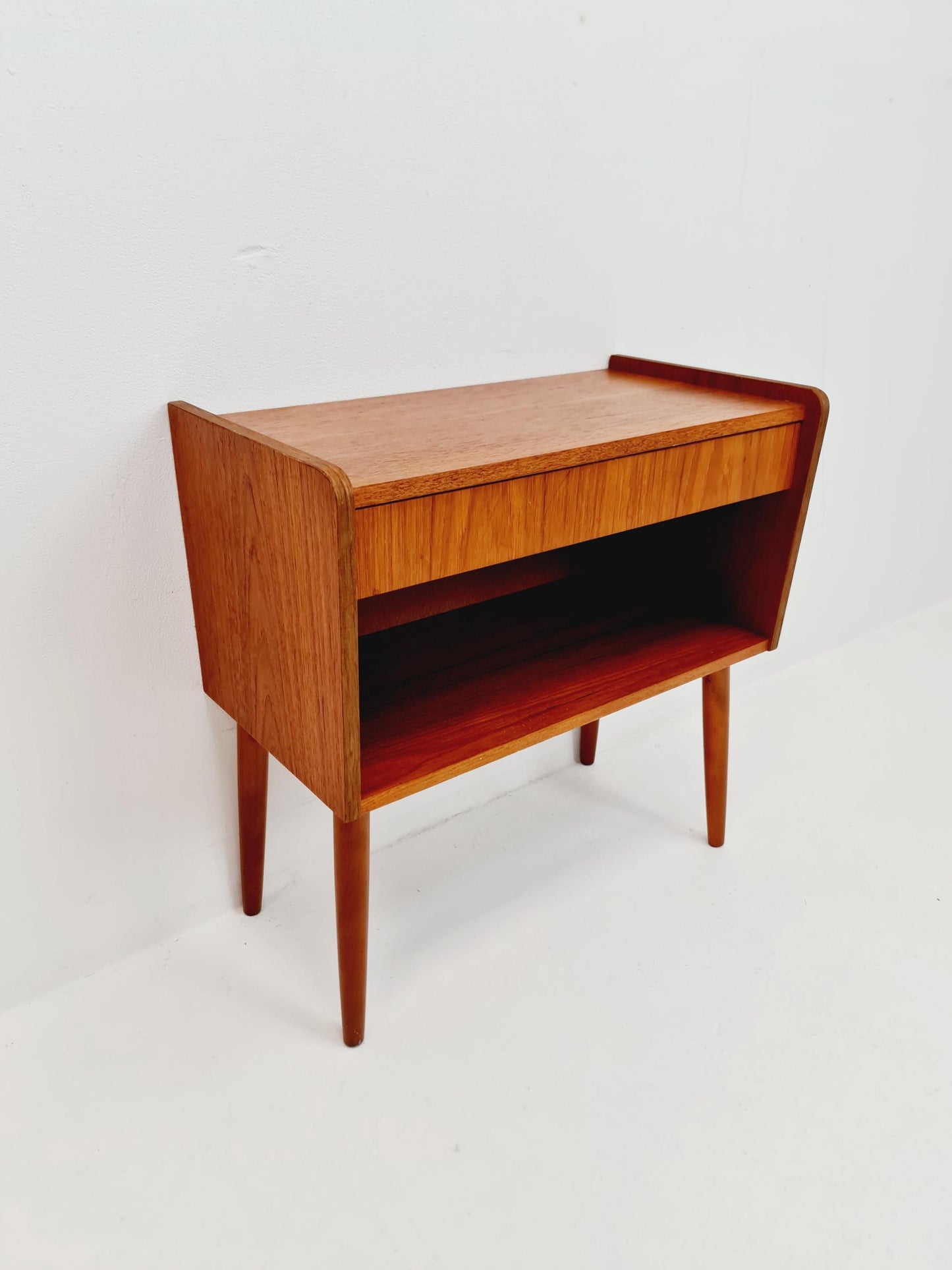 Danish Midcentury teak side tables/ Bedside tables, 1960s