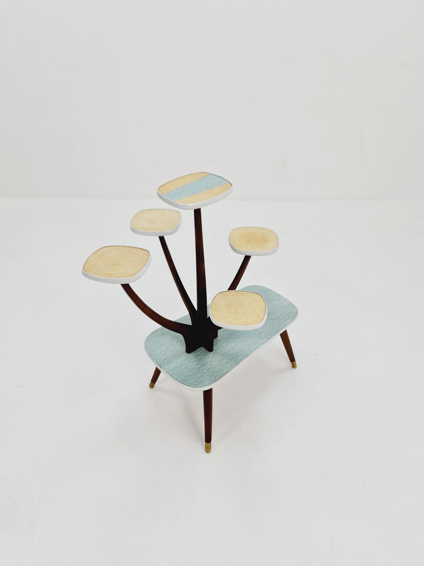 German Plant Stand, Vintage Mid-Century Minimalist Indoor flower table, 1960s