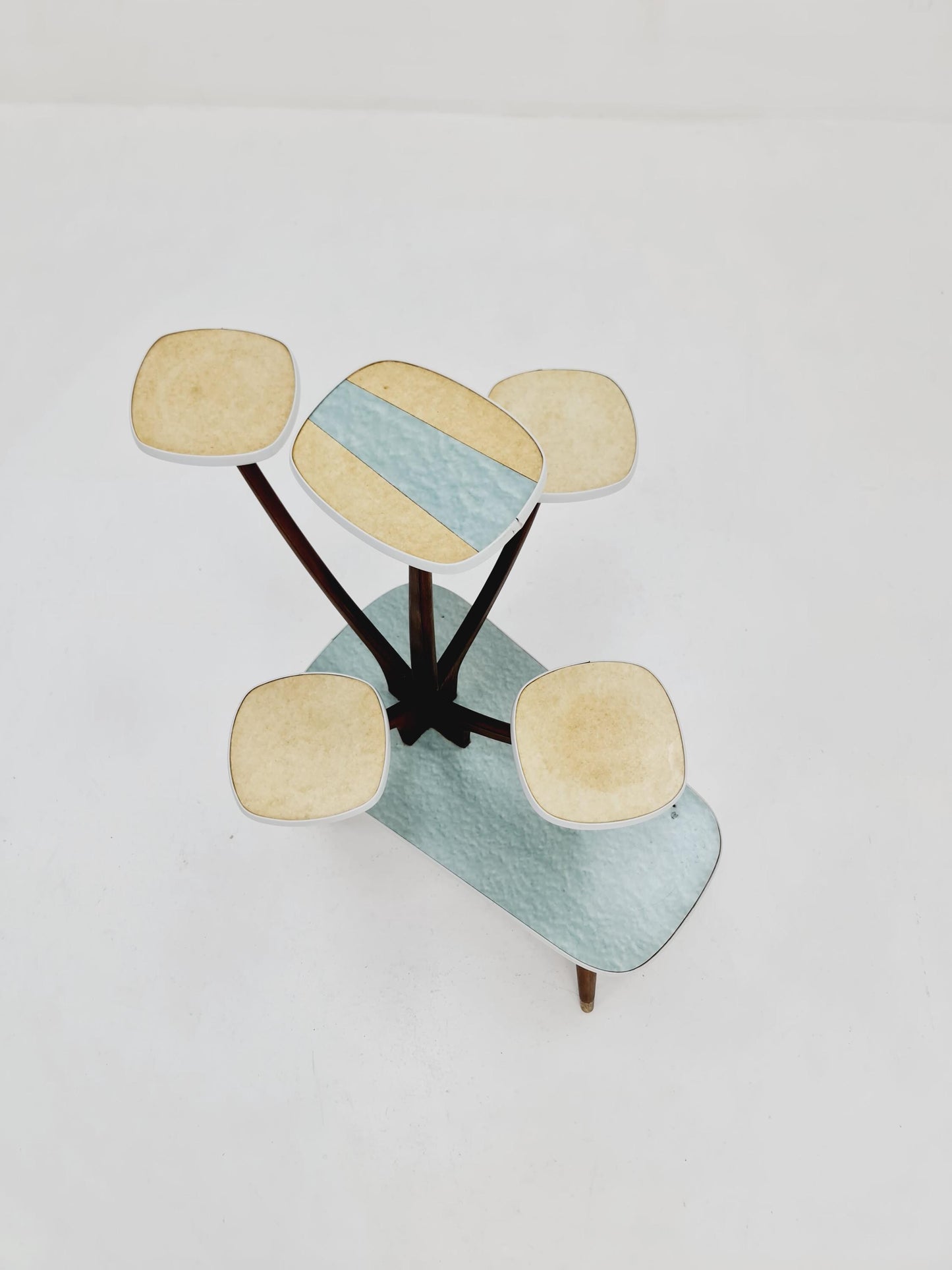 German Plant Stand, Vintage Mid-Century Minimalist Indoor flower table, 1960s