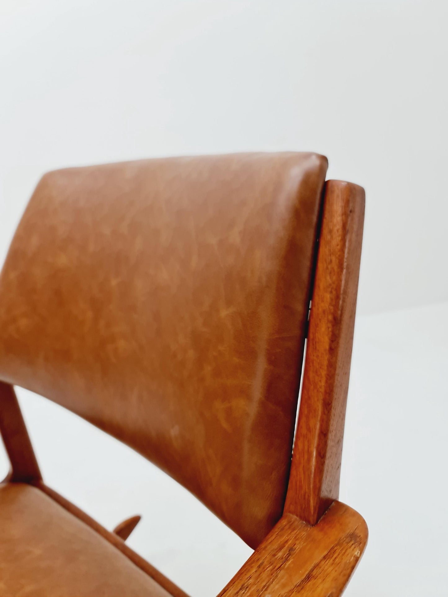 Mid century Scandinavian solid teak Rocking Chair by bröderna Andersson, 1960s