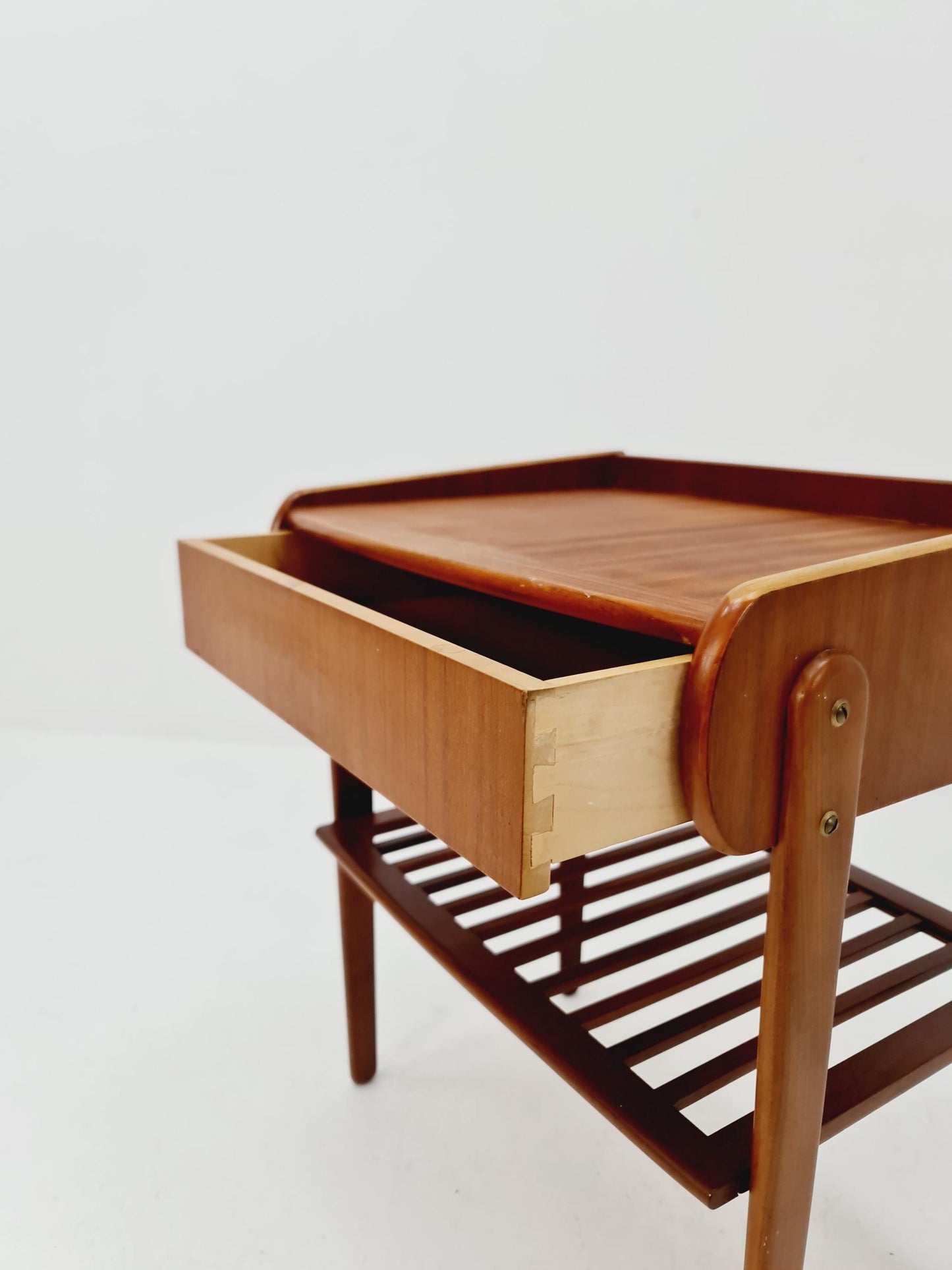 Danish teak Midcentury nightstand /side table by Gunni Omann, 1960s