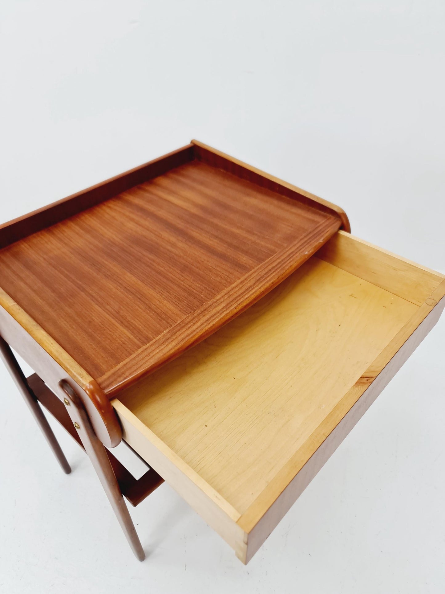 Danish teak Midcentury nightstand /side table by Gunni Omann, 1960s