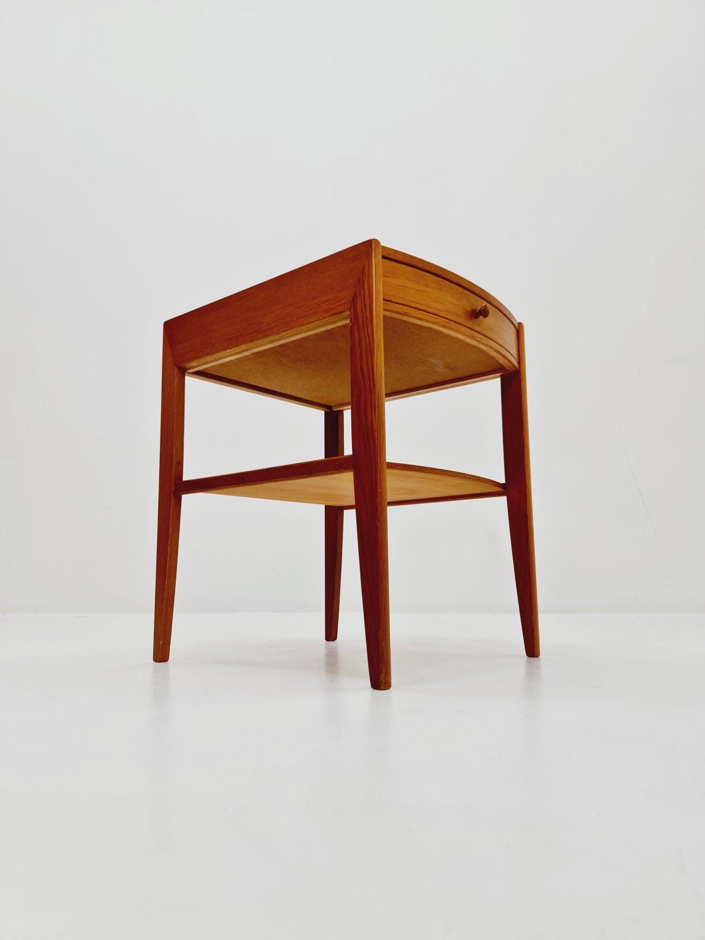 Mid century Scandinavian oak side table / bedside table, 1960s