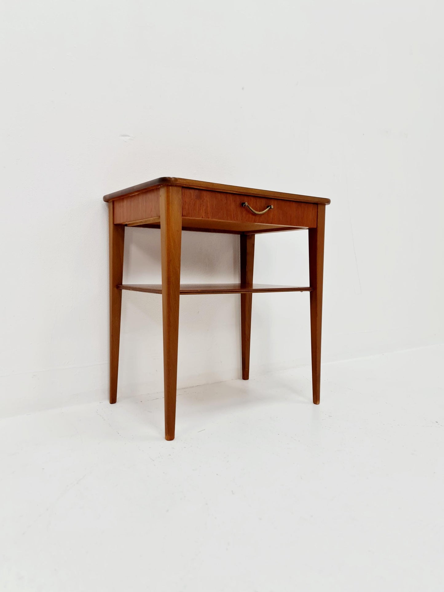 Danish Midcentury teak side tables/ Bedside tables, 1960s