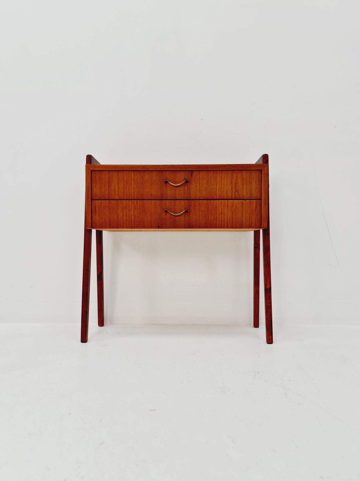 Midcentury Scandinavian Teak vintage Side table/ hallway/ Night stand, 1960s