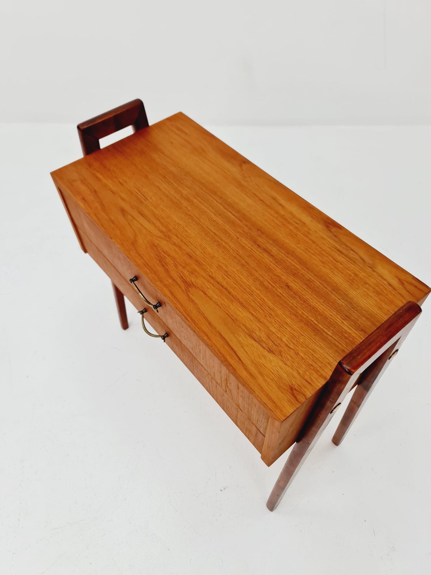 Midcentury Scandinavian Teak vintage Side table/ hallway/ Night stand, 1960s