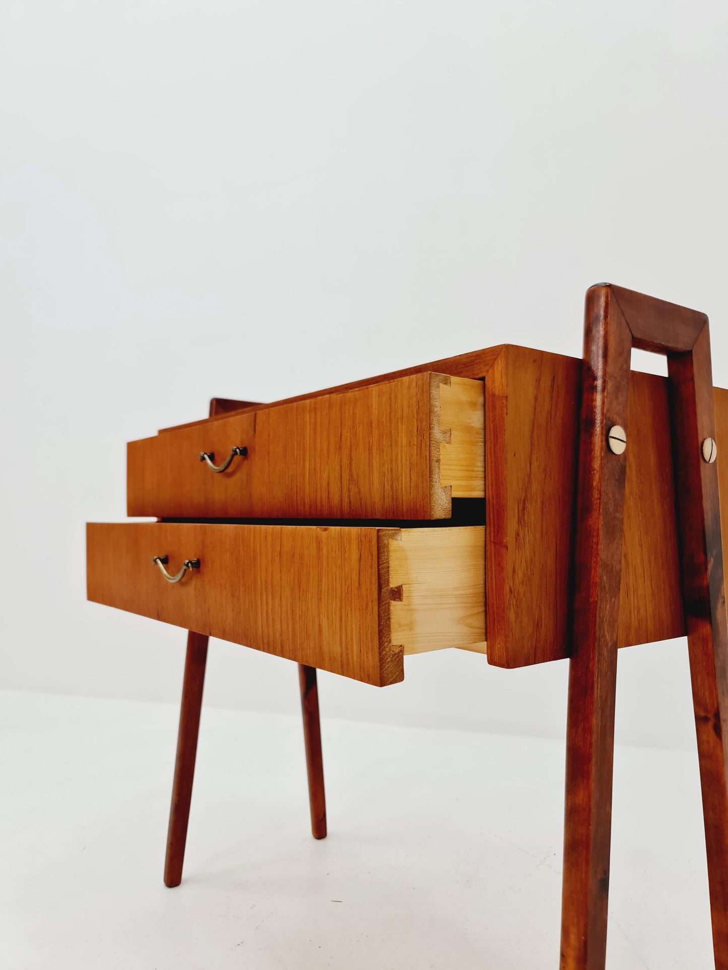 Midcentury Scandinavian Teak vintage Side table/ hallway/ Night stand, 1960s