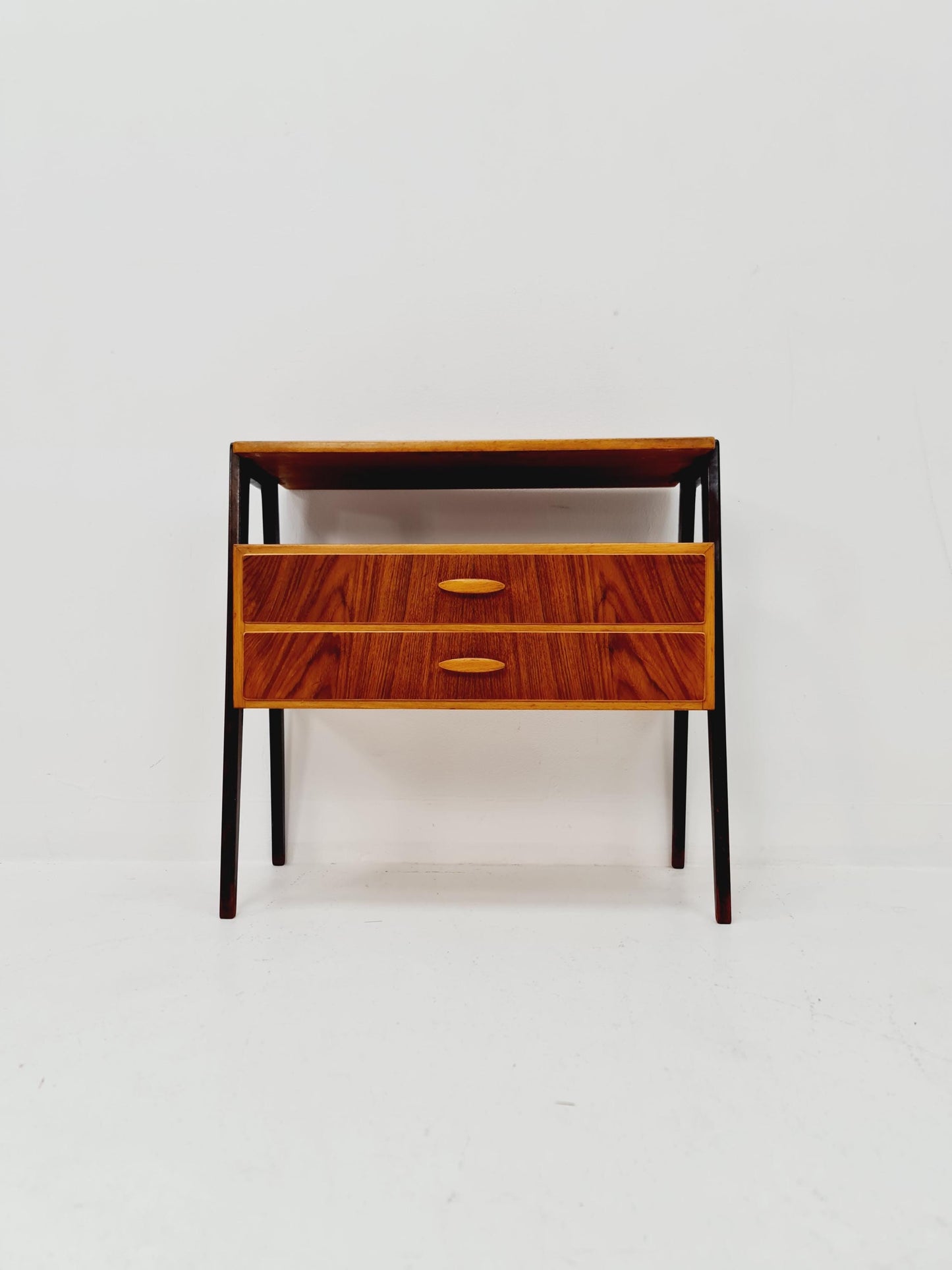 Midcentury Scandinavian Teak vintage Side table/ hallway/ Night stand, 1960s