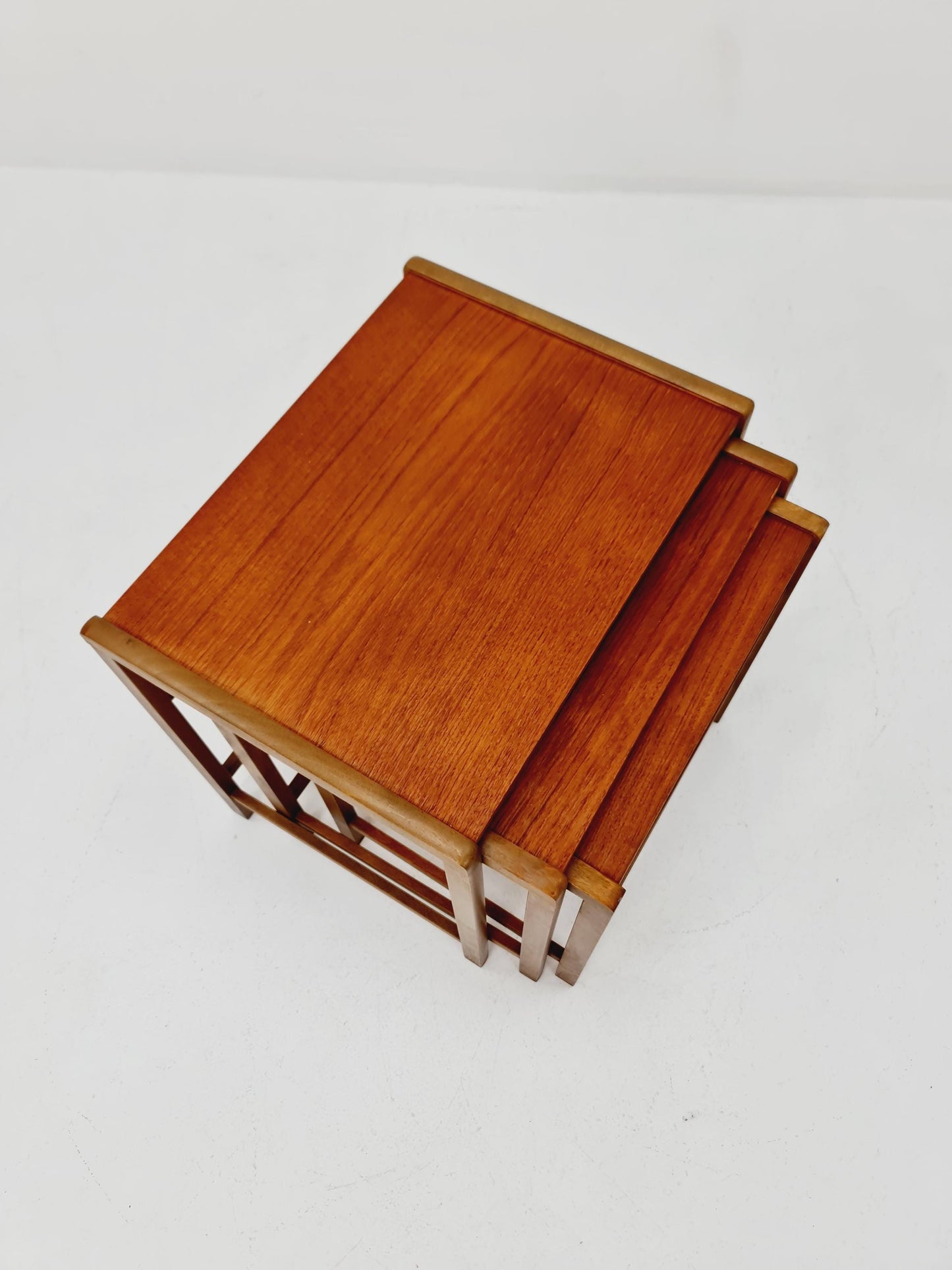Midcentury Swedish teak nesting tables/ side tables , 1960s