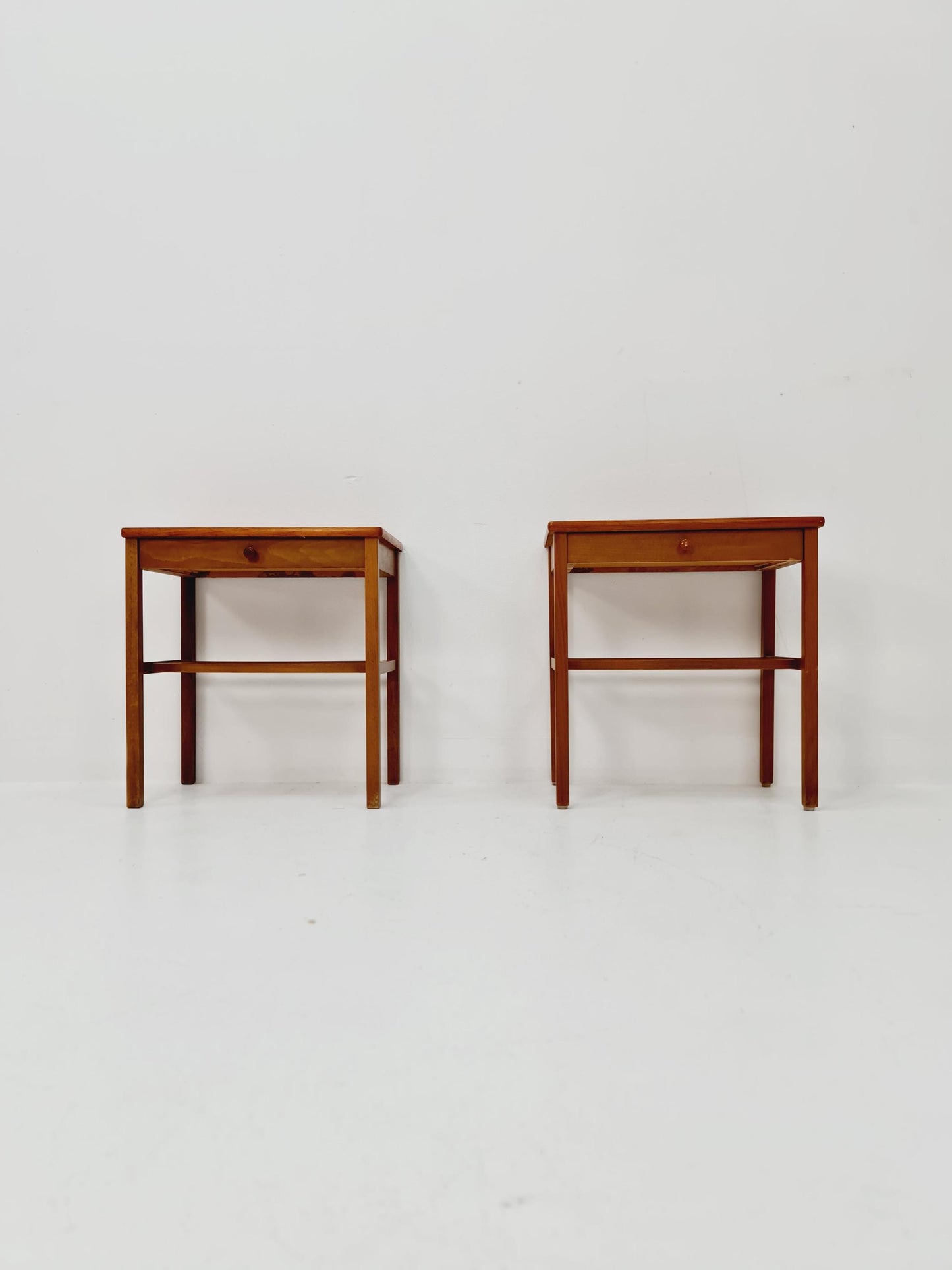 Mid century Danish teak side tables/ Bedside tables/ Nightstands, Denmark, 1960s, set of 2