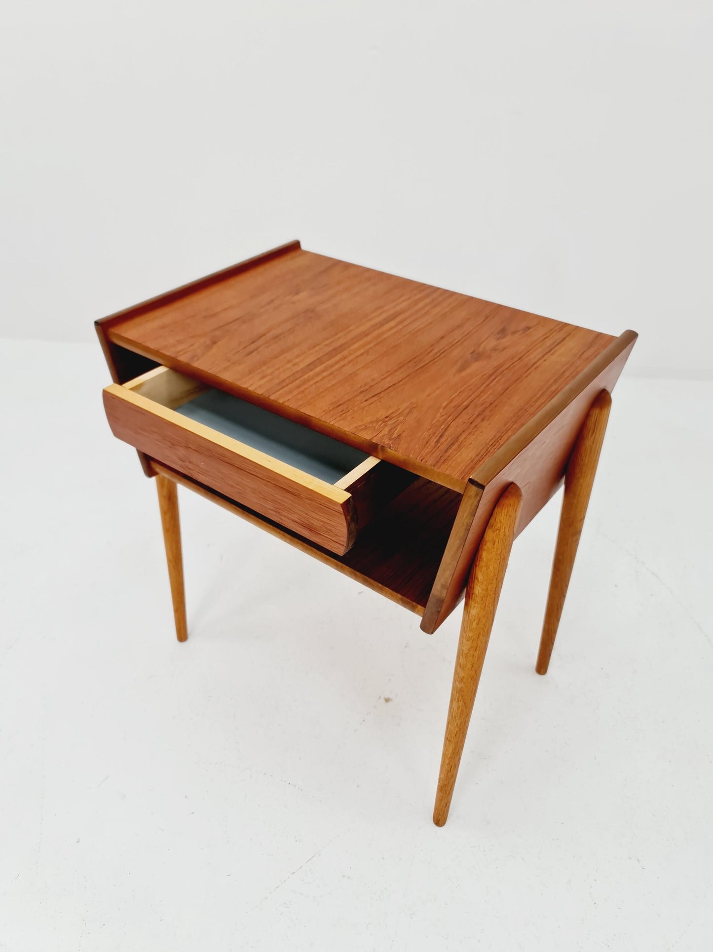 Midcentury Danish teak vintage Side table/ Bedside table/ Night stand, 1960s