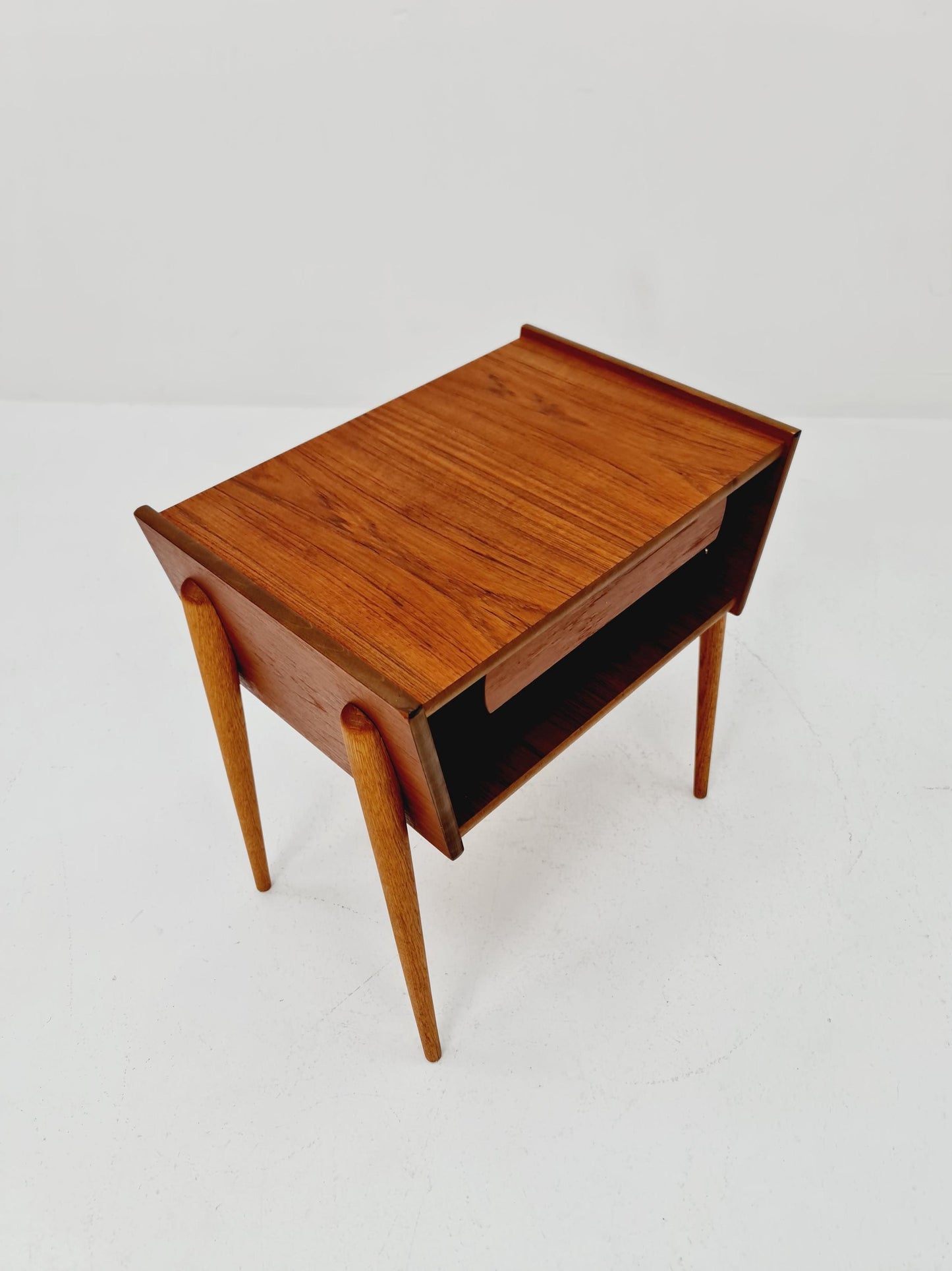 Midcentury Danish teak vintage Side table/ Bedside table/ Night stand, 1960s