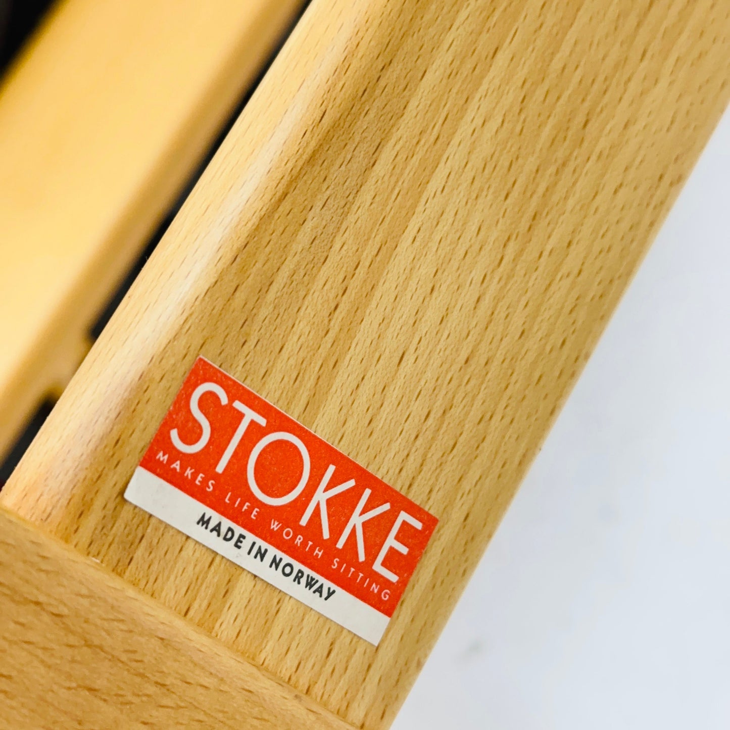 1970s Vintage Original Peter Opsvik for Stokke Teak Pendulum Balance Chair, 1980s ,Norway