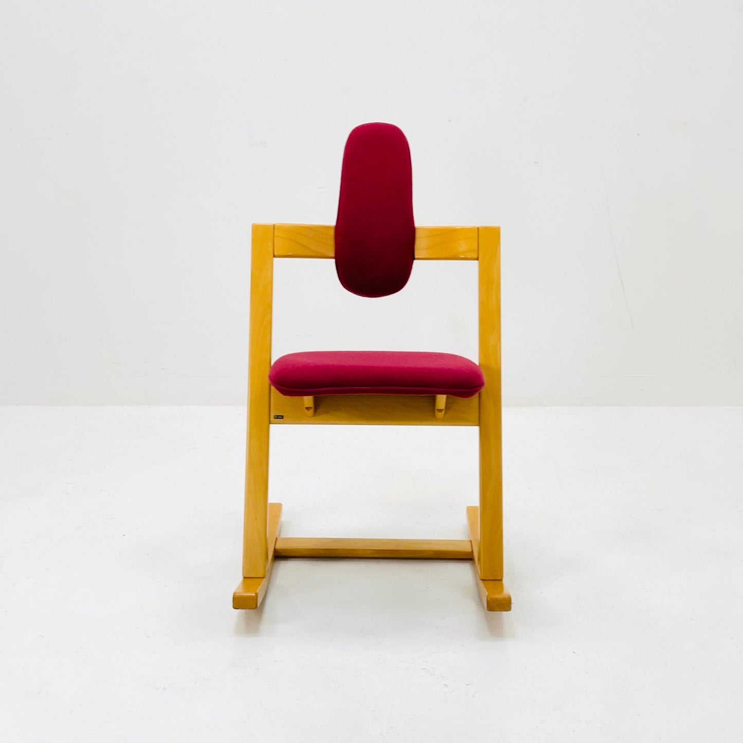 1970s Vintage Original Peter Opsvik for Stokke Teak Pendulum Balance Chair, 1980s ,Norway
