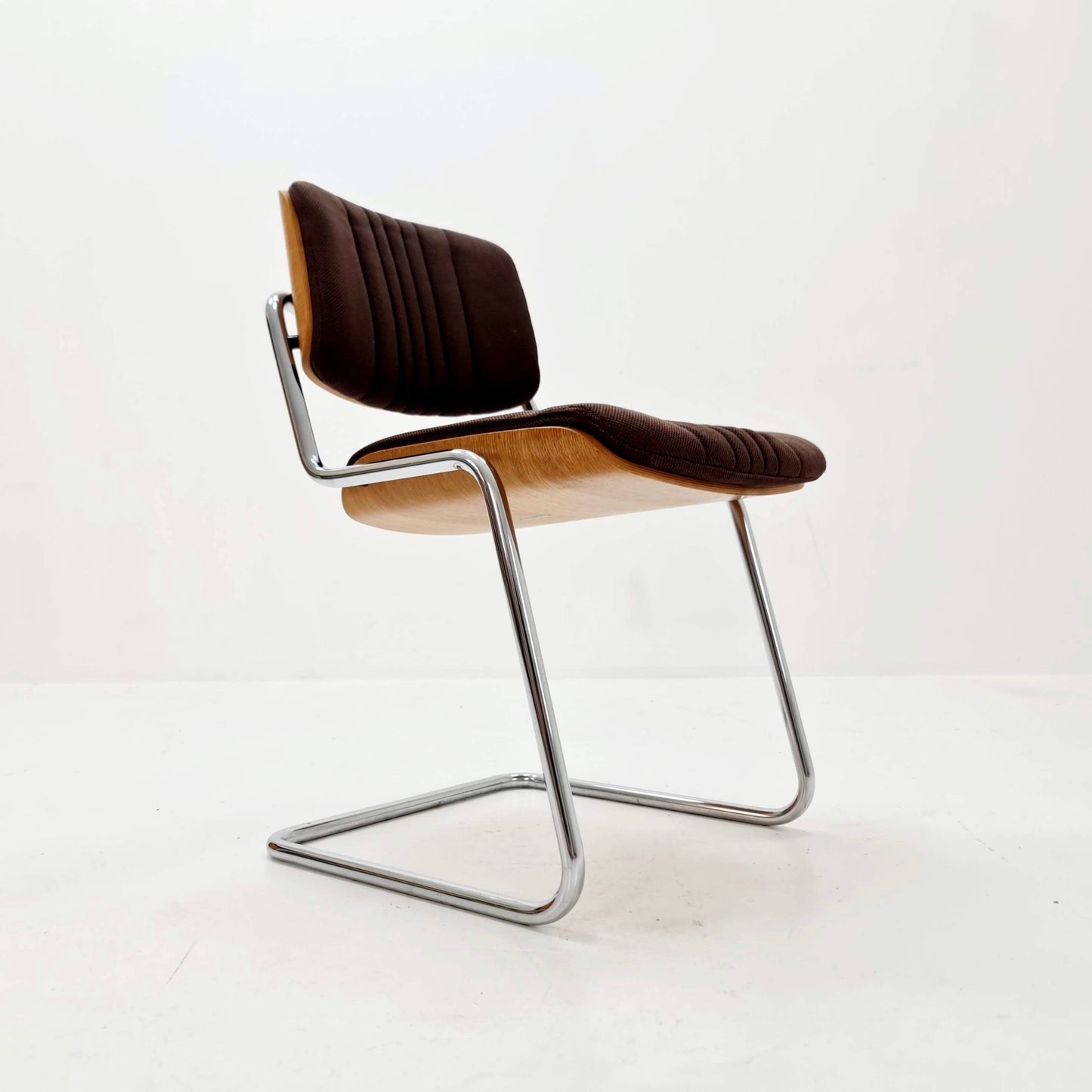 Mid century wooden chair by Karl Dittert for Martin Giroflex stoll , 1970s Switzerland