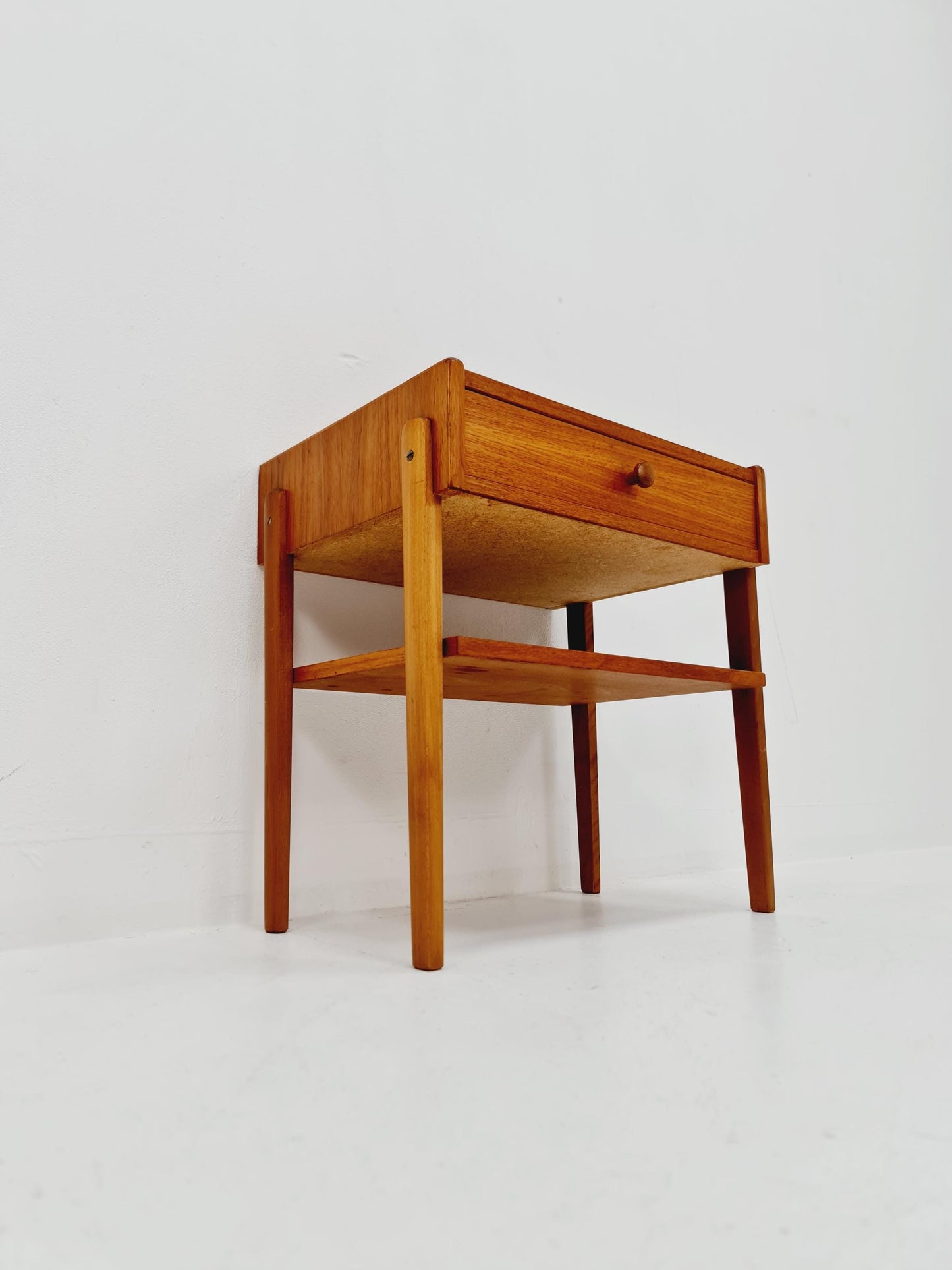 Danish Midcentury teak side tables/ Bedside tables, 1960s