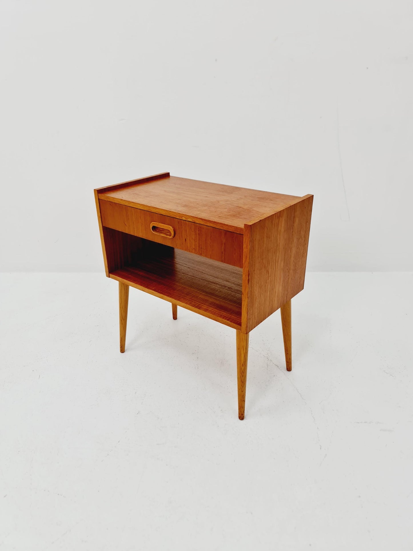 Danish Midcentury teak side tables/ Bedside tables, 1960s