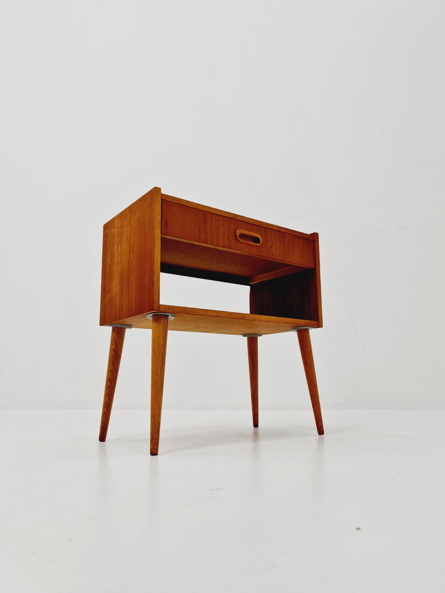 Danish Midcentury teak side tables/ Bedside tables, 1960s