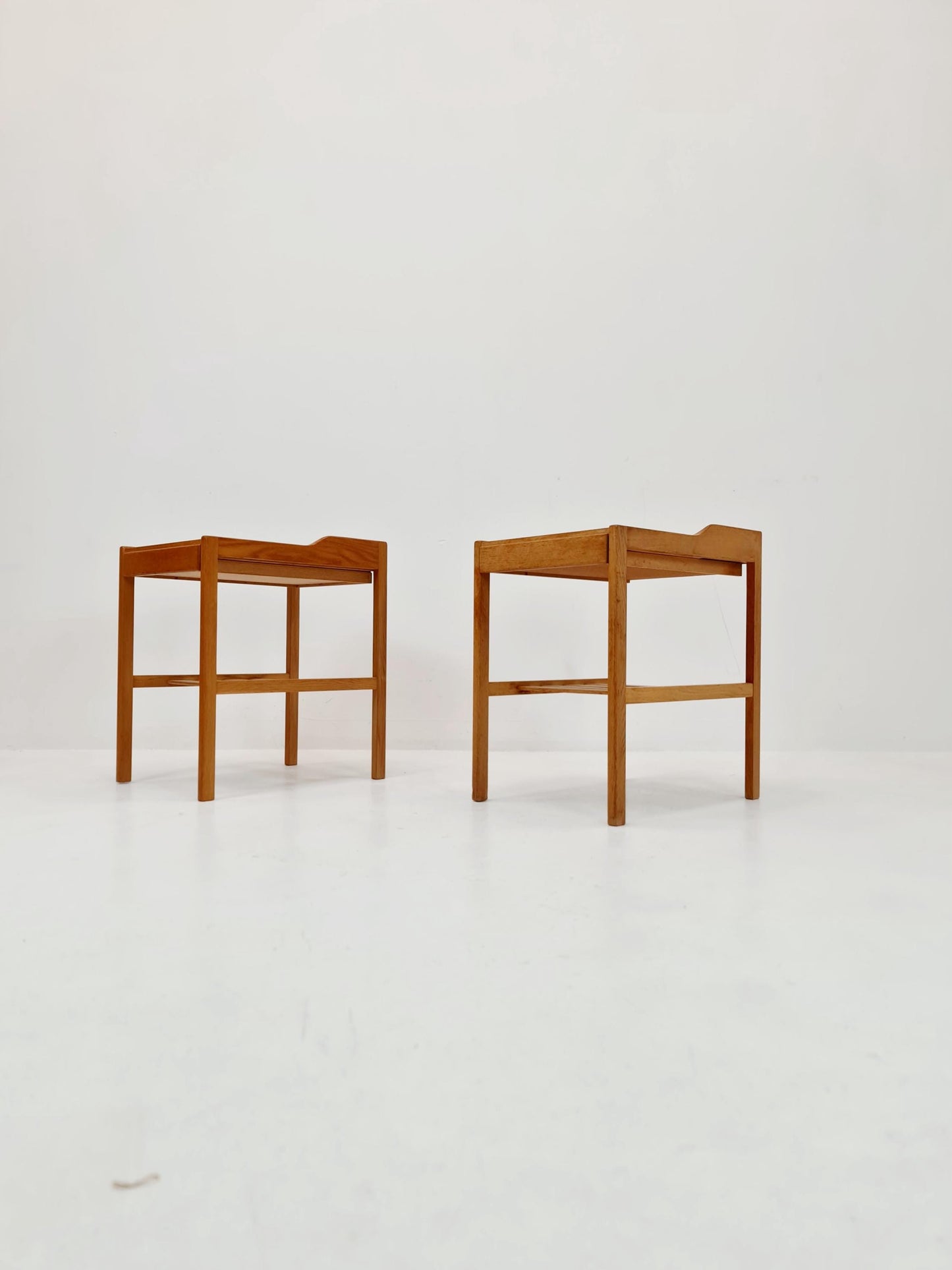 Swedish nightstands mid century design by Bertil Fridhagen for Bodafors ,1964 Set of 2