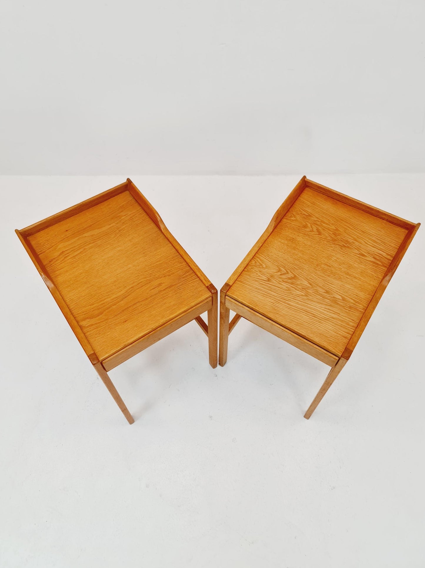 Swedish nightstands mid century design by Bertil Fridhagen for Bodafors ,1964 Set of 2