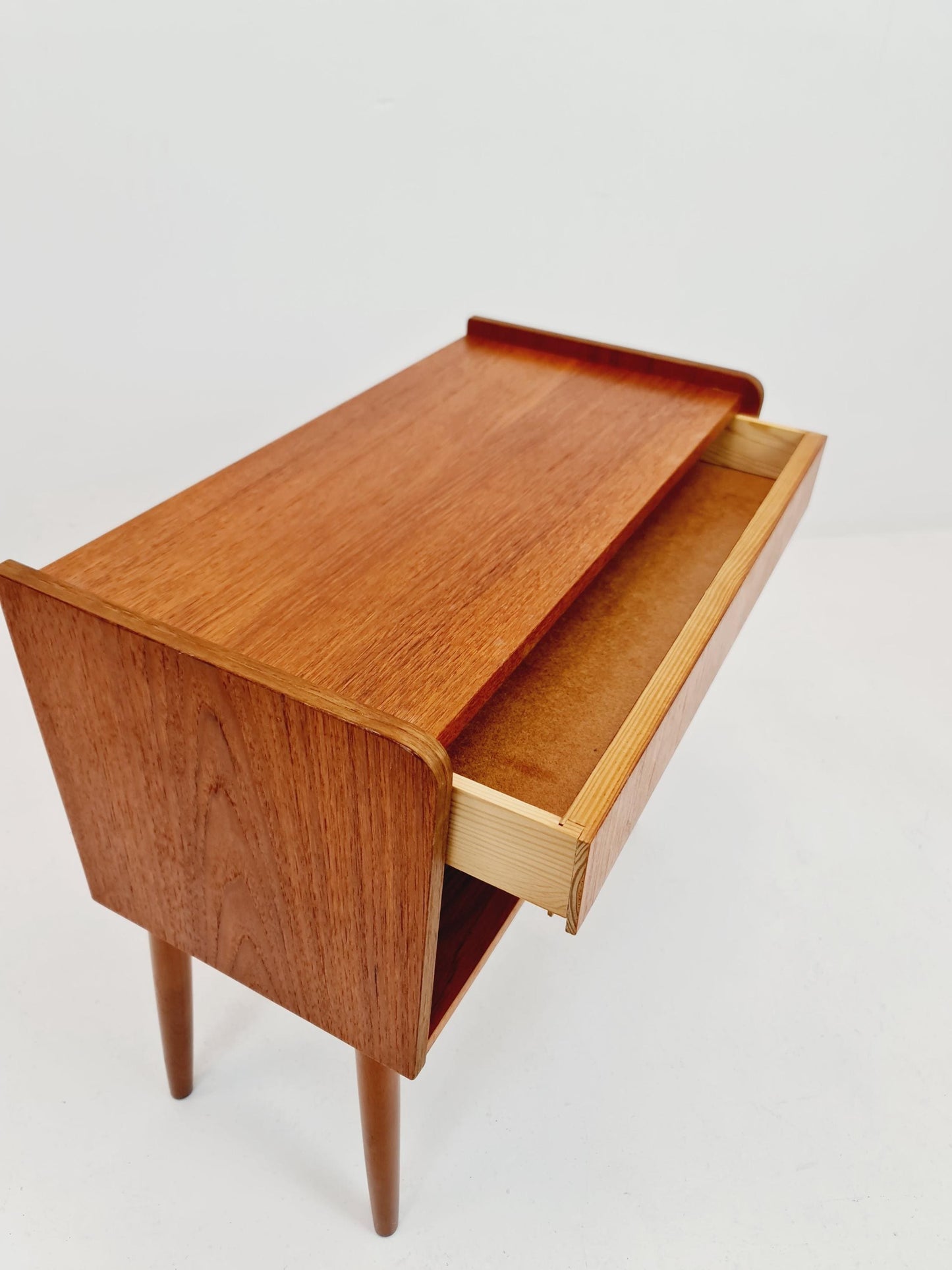 Danish Midcentury teak side tables/ Bedside tables, 1960s