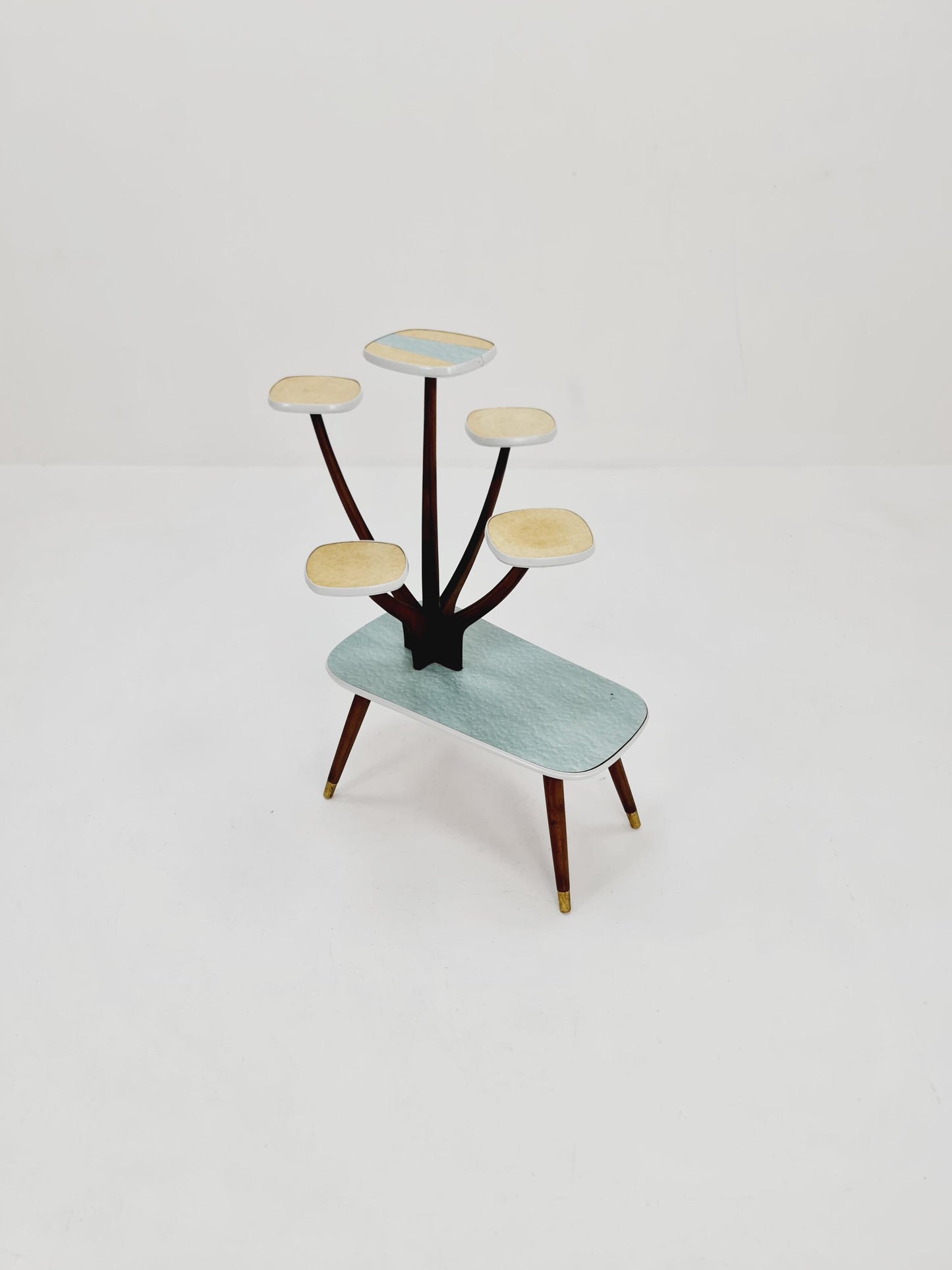 German Plant Stand, Vintage Mid-Century Minimalist Indoor flower table, 1960s