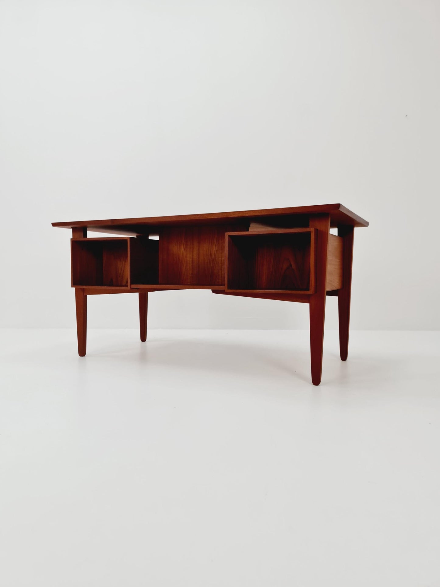 Danish teak desk by Henning Jorgensen for Fredericia Denmark, 1960s